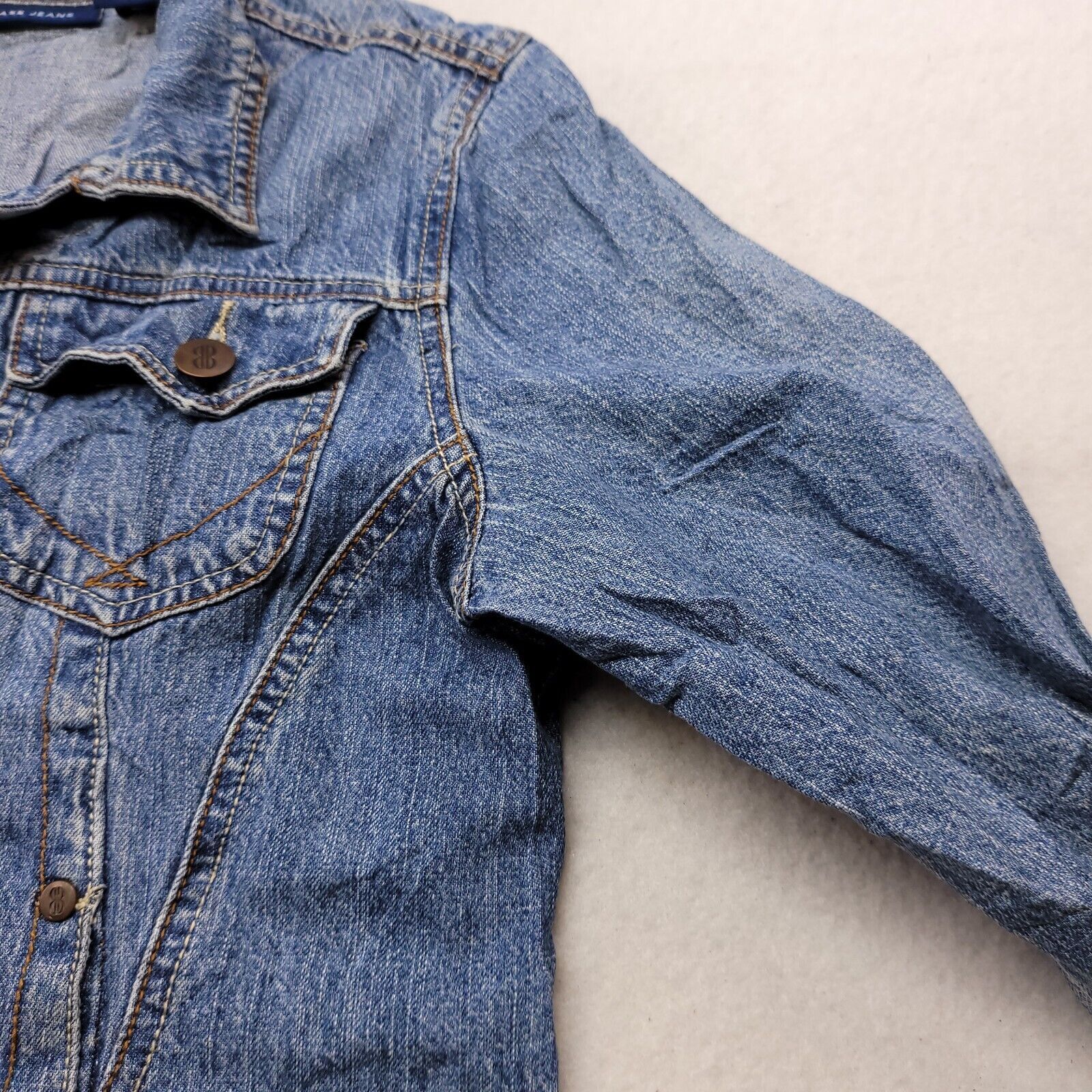 Bill Blass Bill Blass Casual Button Up Denim Jacket Womens Size M Blue Size M / US 6-8 / IT 42-44 - 5 Thumbnail