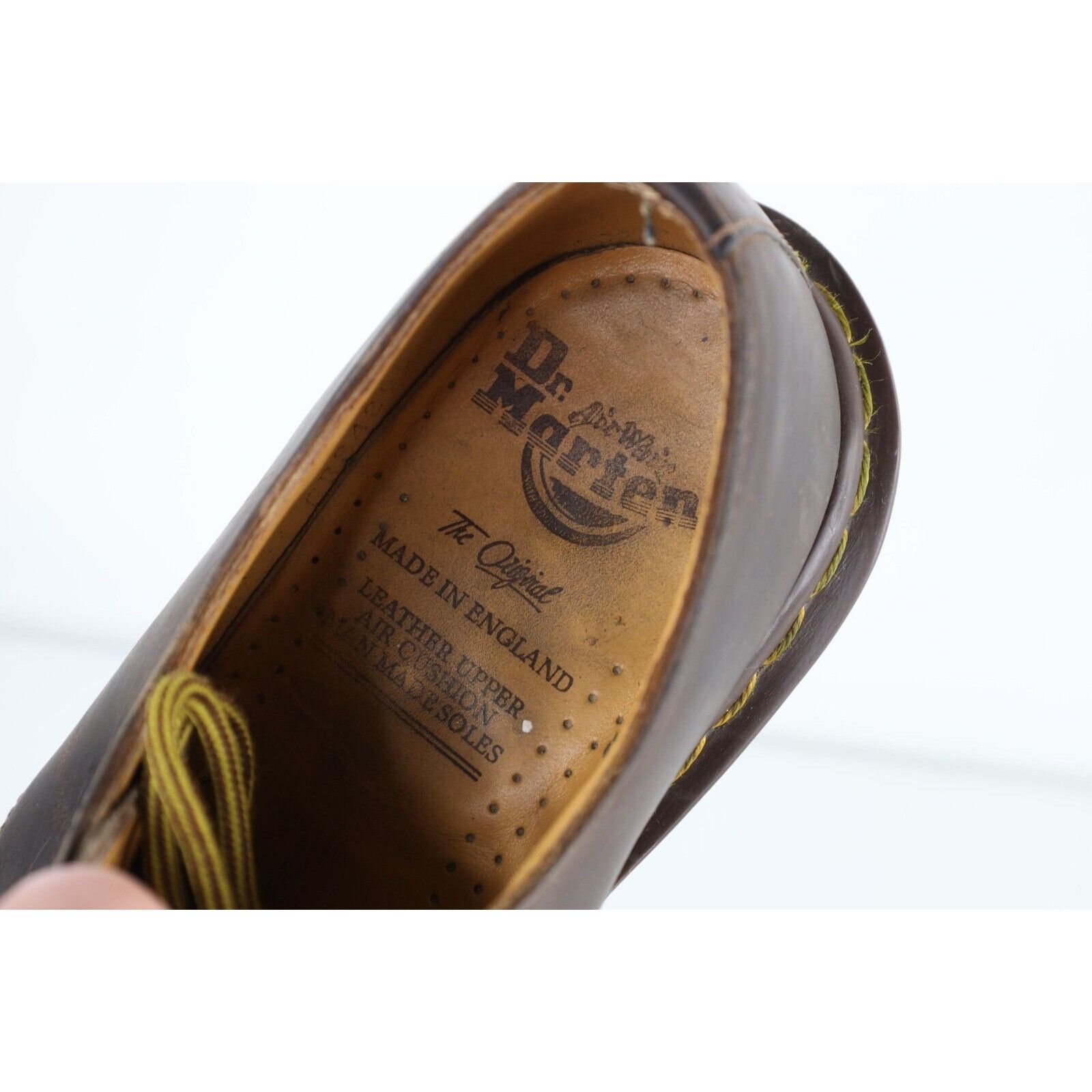 Dr. Martens × Vintage Vintage 90s Dr MartensDistressed Chunky Leather Oxford Shoes Size US 7 / EU 40 - 11 Thumbnail