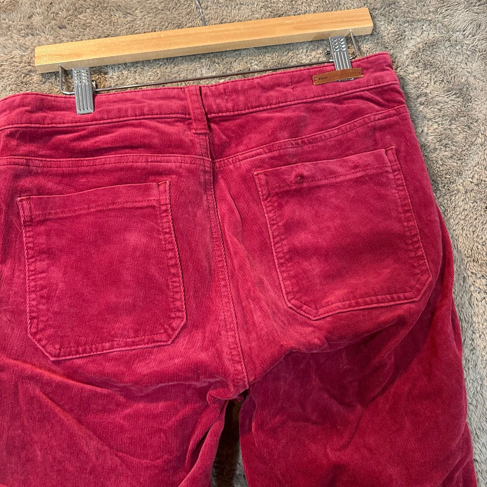 Anthropologie Pilco Anthropologie Patch Pocket Cords Corduroy Pants 30 Red Size 30" / US 8 / IT 44 - 4 Thumbnail