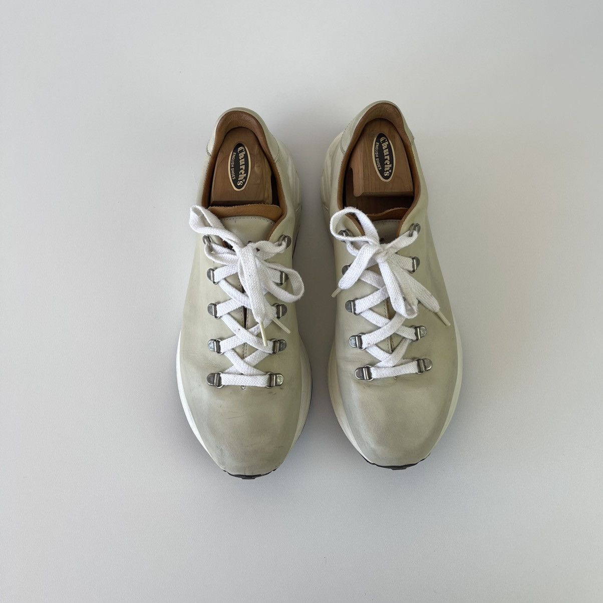 Other Luis Trenker Laether Vibram Platform Sneakers Grey/White Size US 9 / EU 42 - 5 Thumbnail