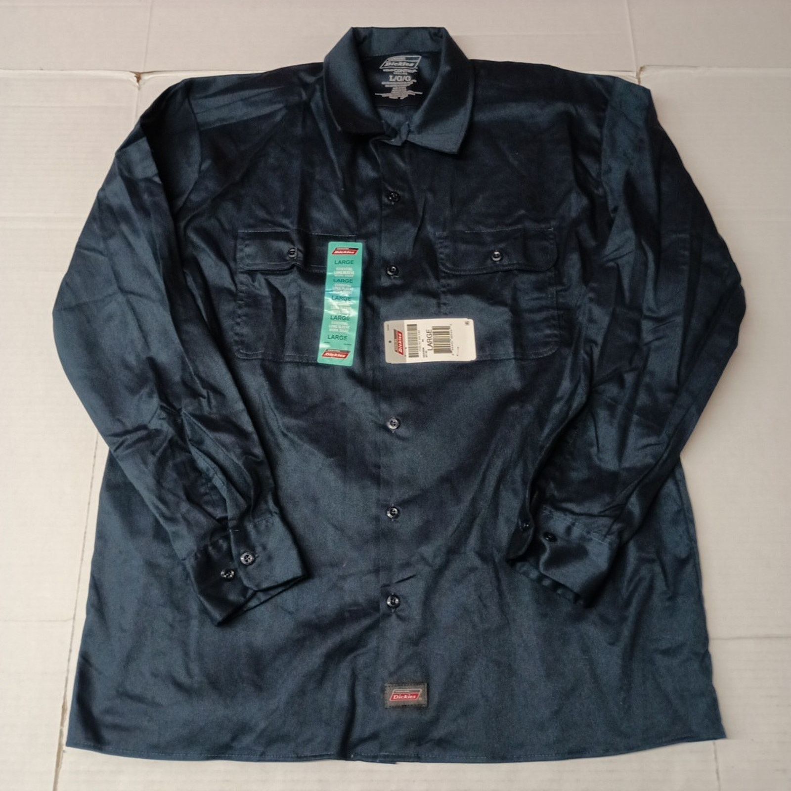 Dickies Dickies Essential Work Shirt Men Size L Blue Temp Control Size US L / EU 52-54 / 3 - 1 Thumbnail