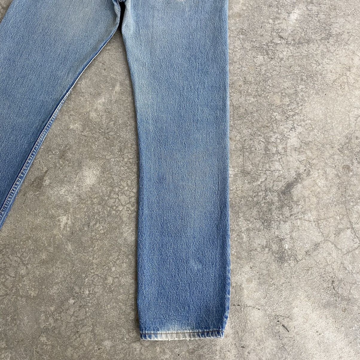 Levi's Size 31x30.5 VTG 90’s Levis 501xx Light Blue Jeans Size US 31 - 18 Thumbnail