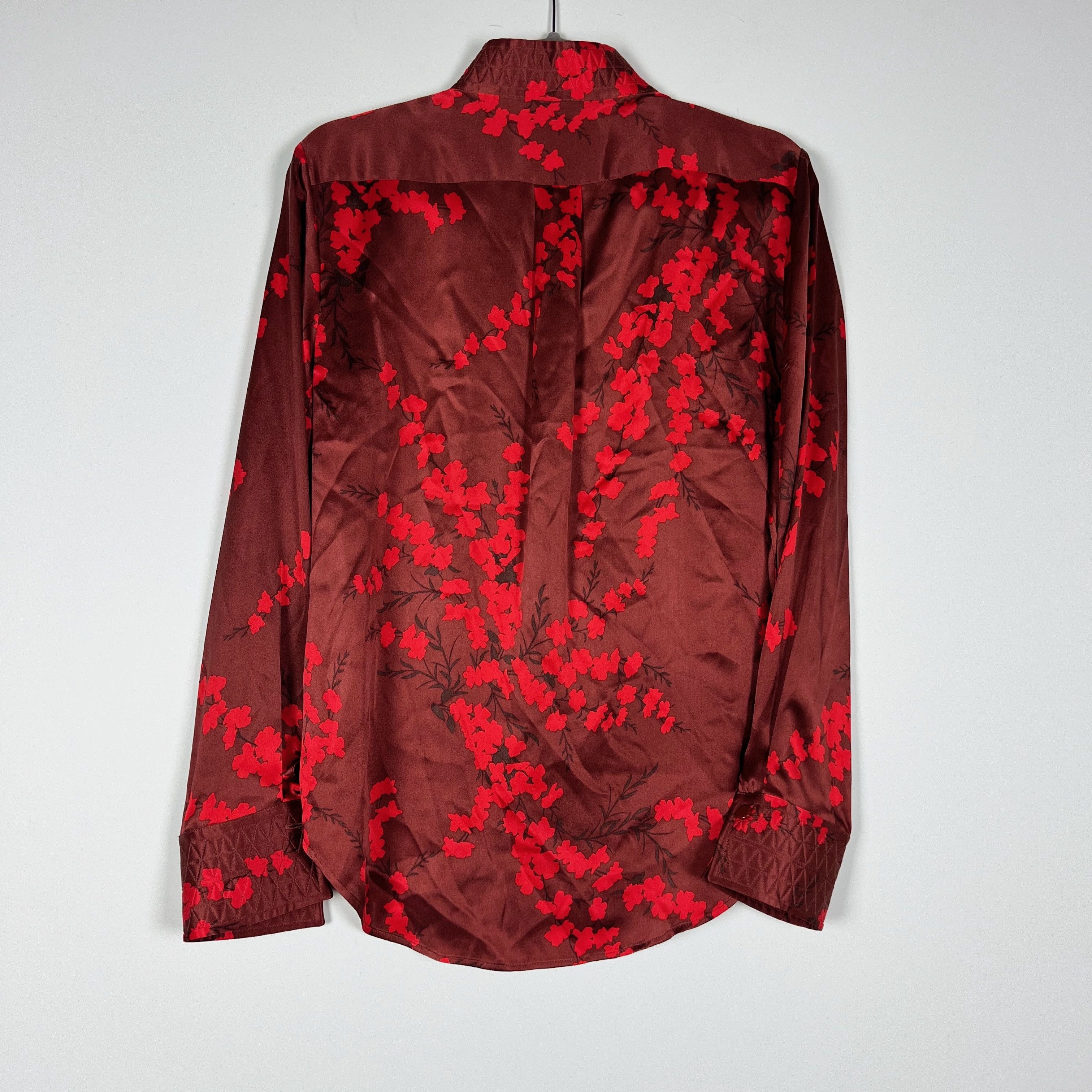 Equipment Equipment Maisa Floral Button Down Silk Satin Size L / US 10 / IT 46 - 4 Thumbnail