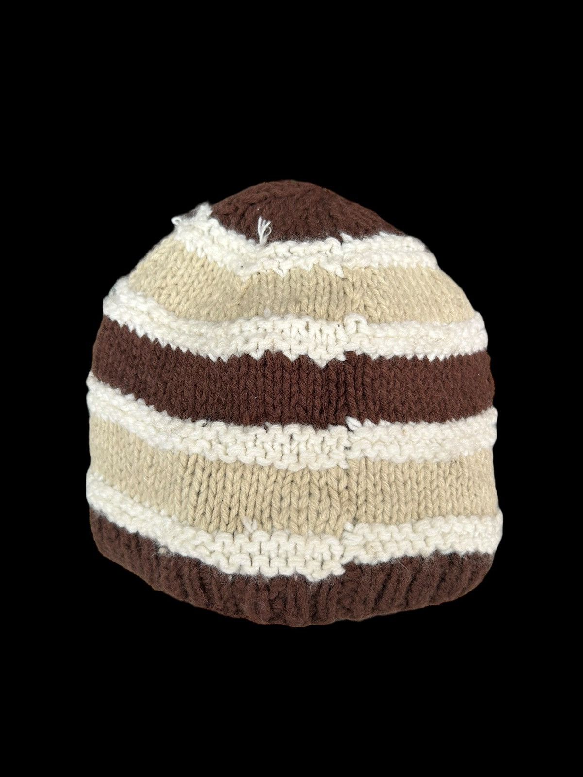 Japanese Brand × Kapital × Vintage Crochet Knitted handmade Beanie Hats ☠️☠️ Size ONE SIZE - 4 Thumbnail