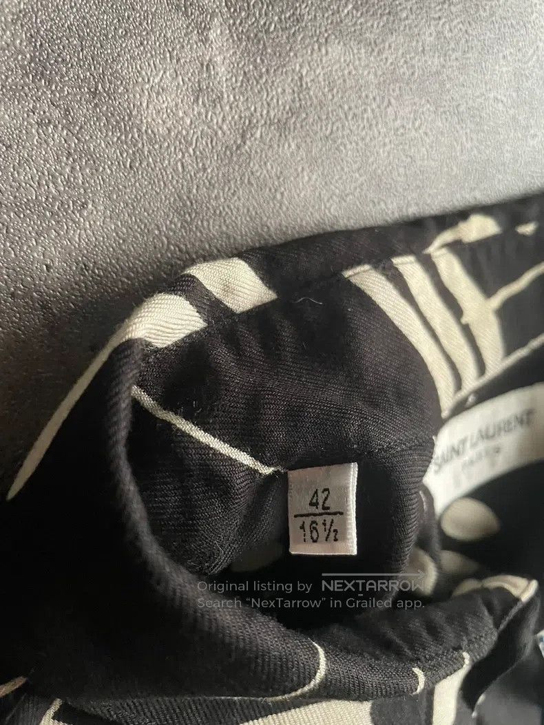 Saint Laurent Paris Saint Laurent Paris Note Print Shirt Size US XS / EU 42 / 0 - 4 Thumbnail