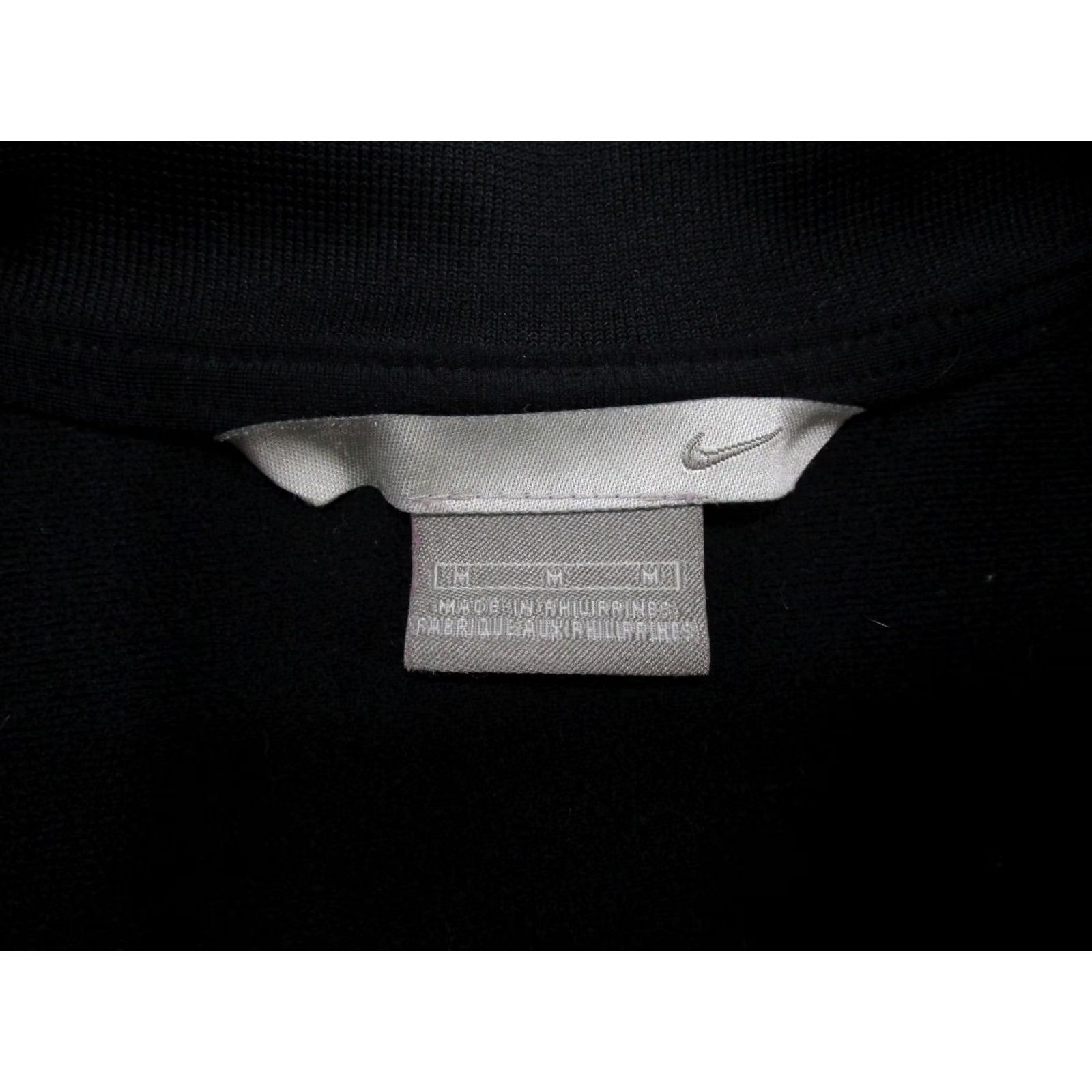 Nike VINTAGE Nike Black Red Full Zip Track Jacket Mens M Silver Tag Read Size US M / EU 48-50 / 2 - 2 Thumbnail
