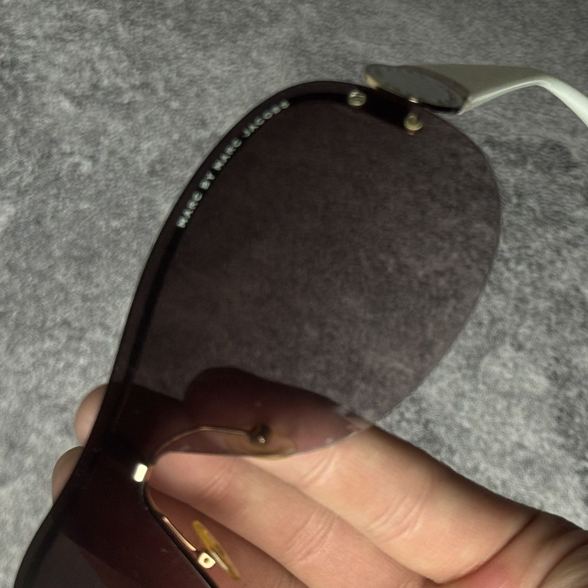 Marc by Marc Jacobs Marc by Marc Jacobs Y2K Shield Sunglasses Size ONE SIZE - 10 Thumbnail