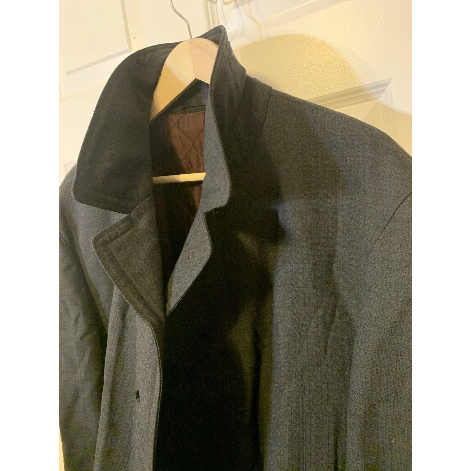 Other Vintage JUNEX OF SWEDEN OVERCOAT Gray Polyester Blend Size US XL / EU 56 / 4 - 1 Thumbnail