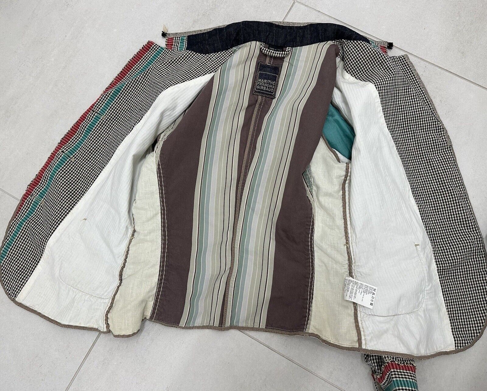 Marithe + Francois Girbaud Marithe Francois Girbaud Blazer Womens Checked y2k vintage Size L / US 10 / IT 46 - 16 Thumbnail