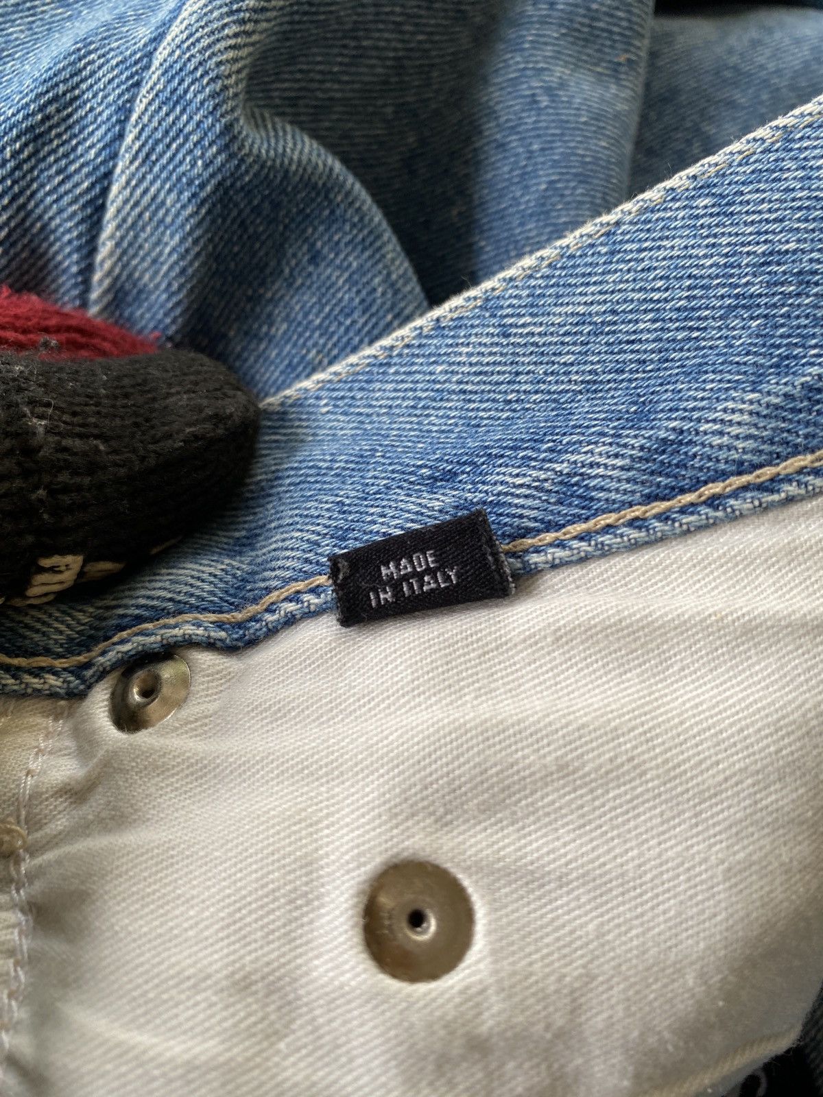 Versace × Versace Jeans Couture Vintage 90’s Versace Jeans Couture Faded Blue Denim Size US 30 / EU 46 - 21 Thumbnail