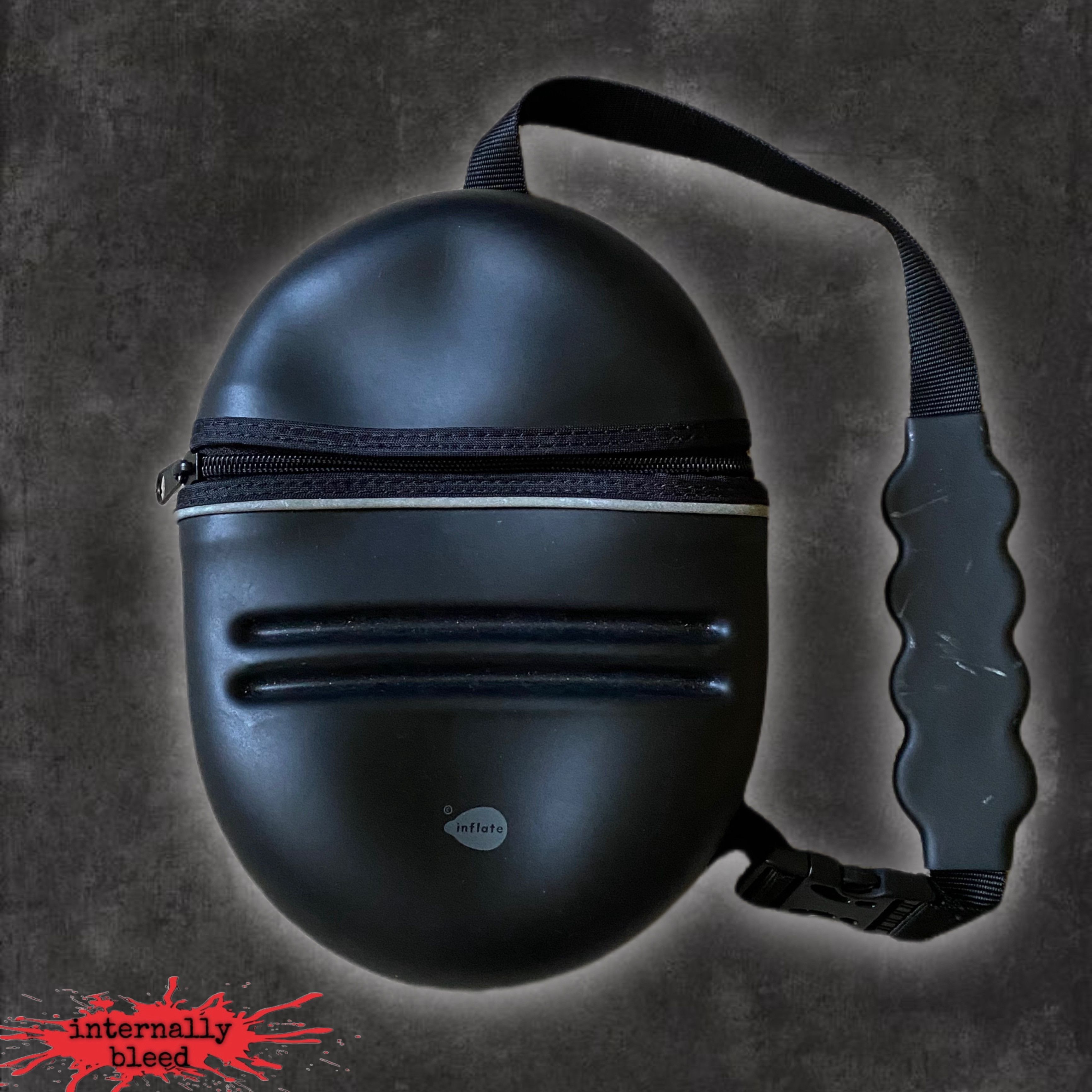 image of Craig Morrison Small Inflate Bag in Black, Men's