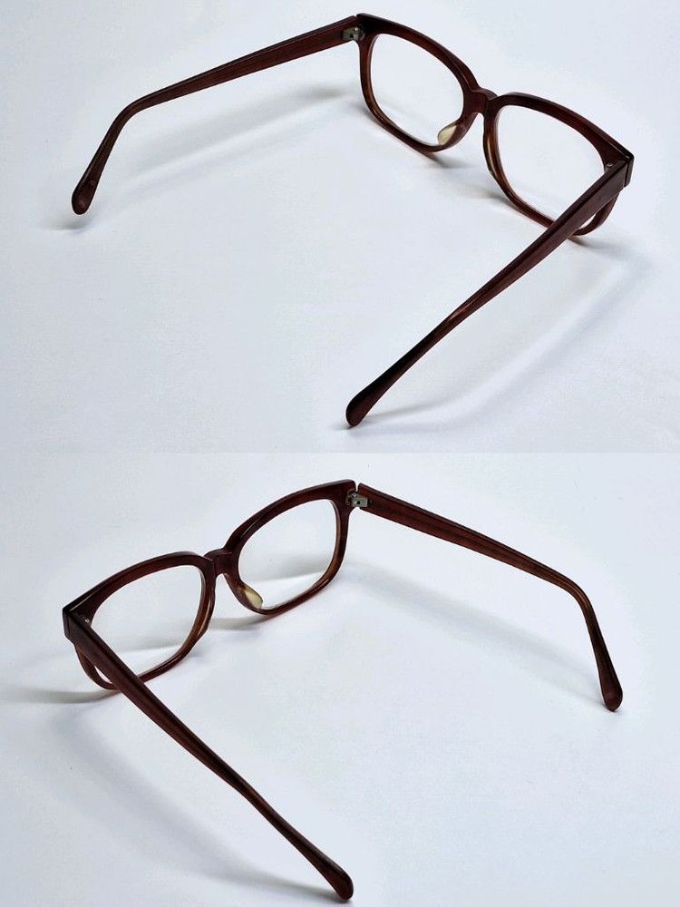 Other 80s Japan Artisan Hand-Cut Ki-500 Bold Acetate Frame Glasses Size ONE SIZE - 5 Thumbnail