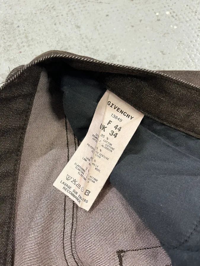 Givenchy 2000s Givenchy Wide Brown Pants Size US 32 / EU 48 - 13 Thumbnail