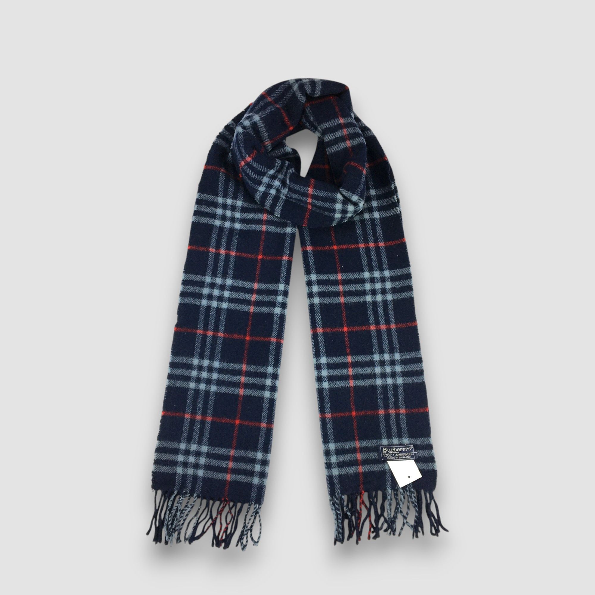 Burberry Vintage Burberry Scarf Muffler Wool Cashmere Scarves Size ONE SIZE - 1 Thumbnail