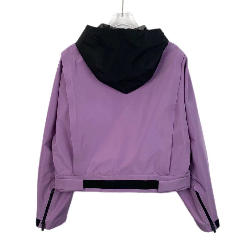 Prada Prada Purple logo letter hooded jacket 2501-Nextarrow Size US L / EU 52-54 / 3 - 2 Thumbnail