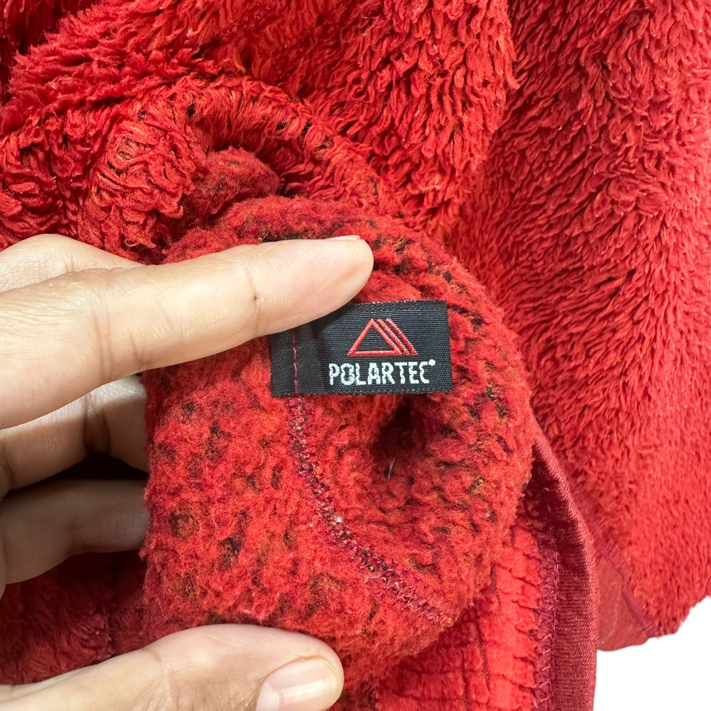 Patagonia PATAGONIA POLARTEC HALF ZIP DEEP PILE RED FLEECE #8737-023 Size US XS / EU 42 / 0 - 10 Thumbnail