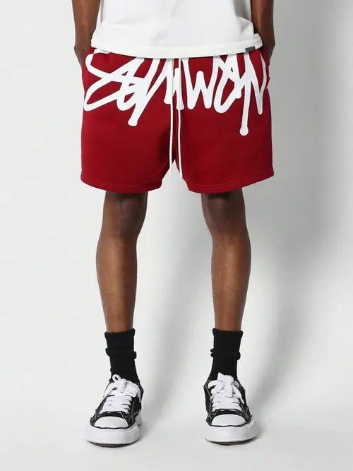 Jean Graphic DRIP Y2k Shorts drill Size US 32 / EU 48 - 1 Thumbnail