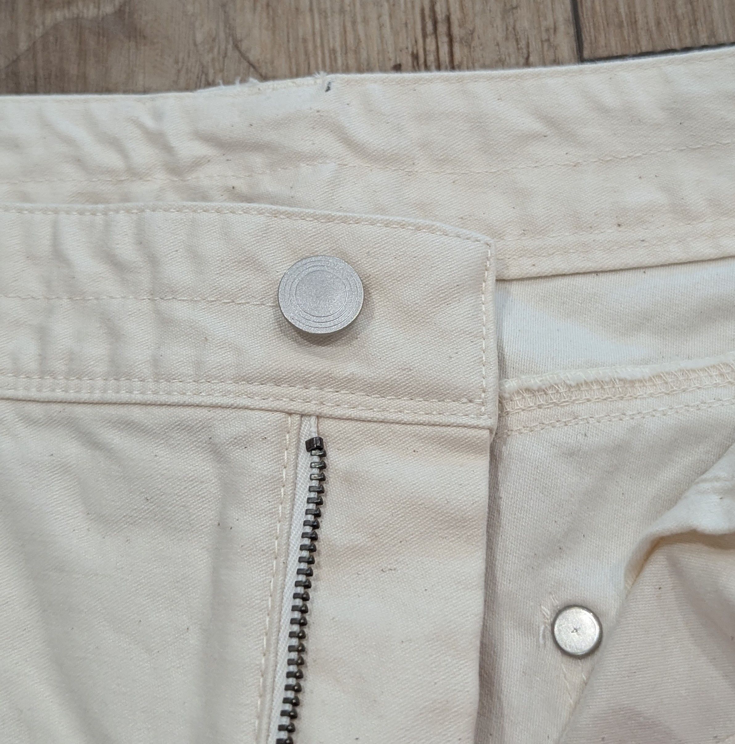 John Elliott JOHN ELLIOTT "Emillio" Cotton Work Pants Natural Large Size US 34 / EU 50 - 3 Thumbnail