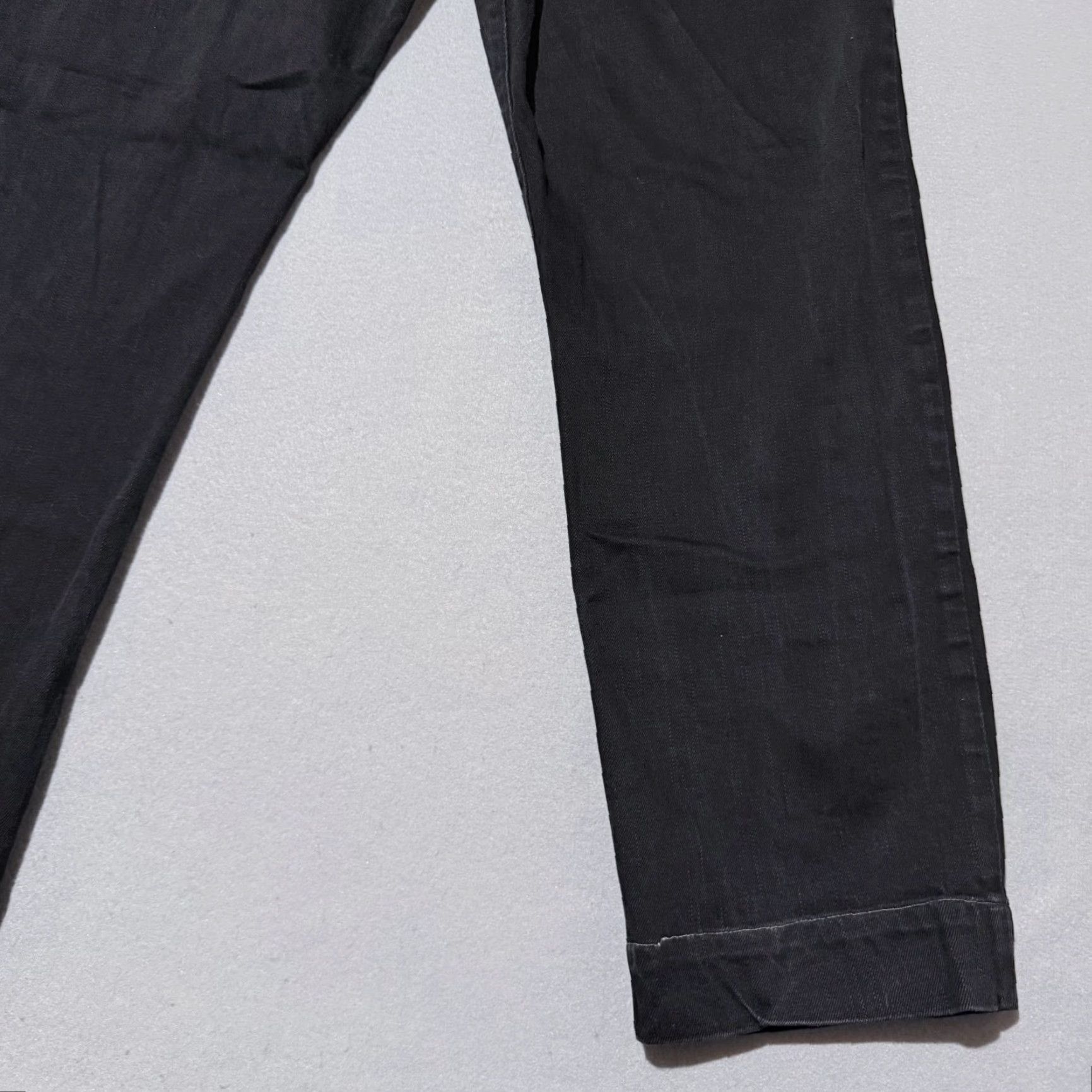 Denime LRL Lauren Jeans Co. Boyfriend Jeans Women's Black Denim Pockets Classic - 14 Size 36" / US 14 / IT 50 - 7 Thumbnail