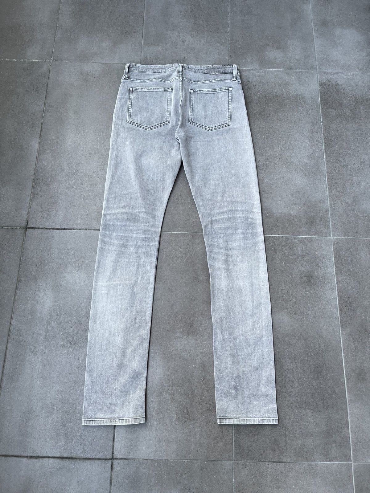 Acne Studios Acne Studios Flex/Zick Washed Gray Denim Pants Size US 31 - 13 Thumbnail