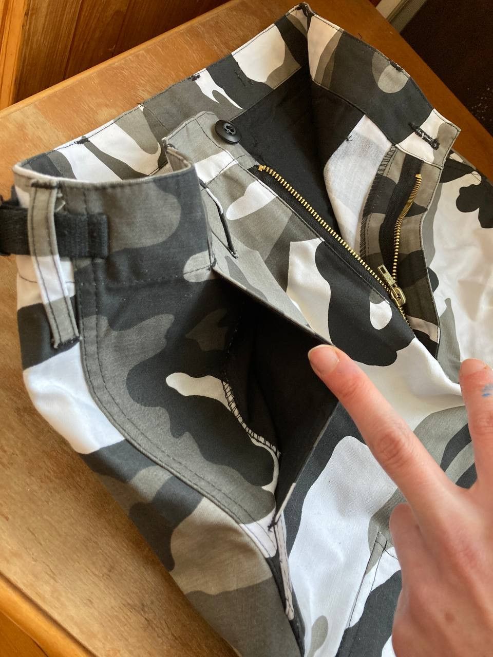 Other Camo Cargo Pants grey/white/black Size US 28 / EU 44 - 4 Thumbnail