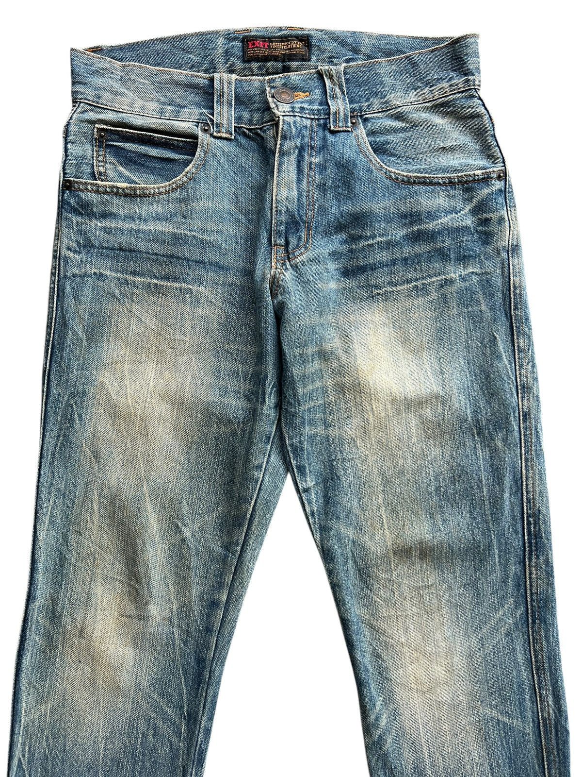 Vintage Y2K Exit Distressed Lowrise Denim Jeans 31x34 Size 31" - 4 Thumbnail