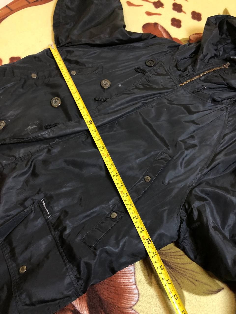 Dolce & Gabbana Men's Dolce&Gabbana Black Hooded Storm Parka Size US XL / EU 56 / 4 - 17 Thumbnail