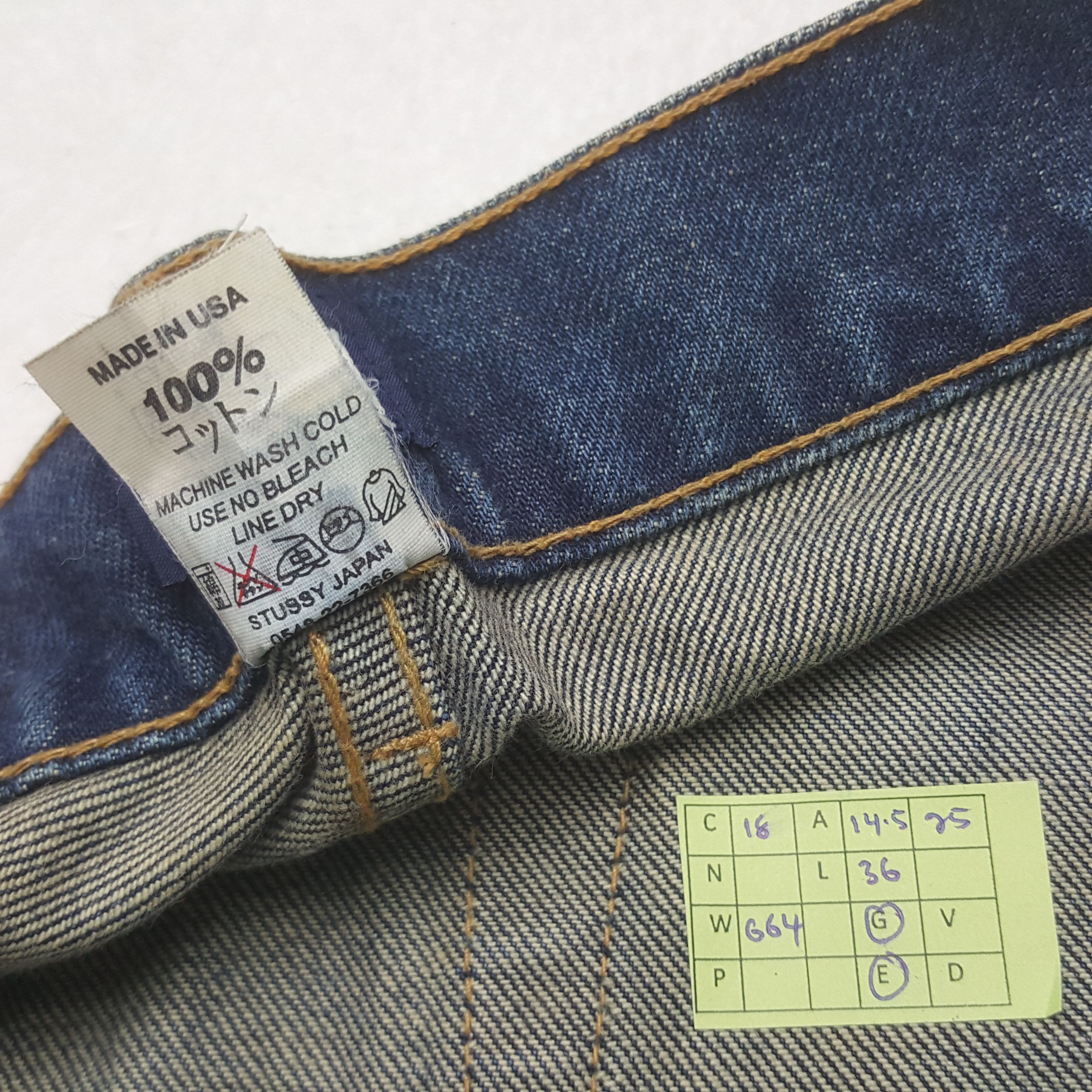 Stussy Vintage Stussy USA Skateboard Brand Denim Jeans RR18 Size US 29 - 8 Thumbnail