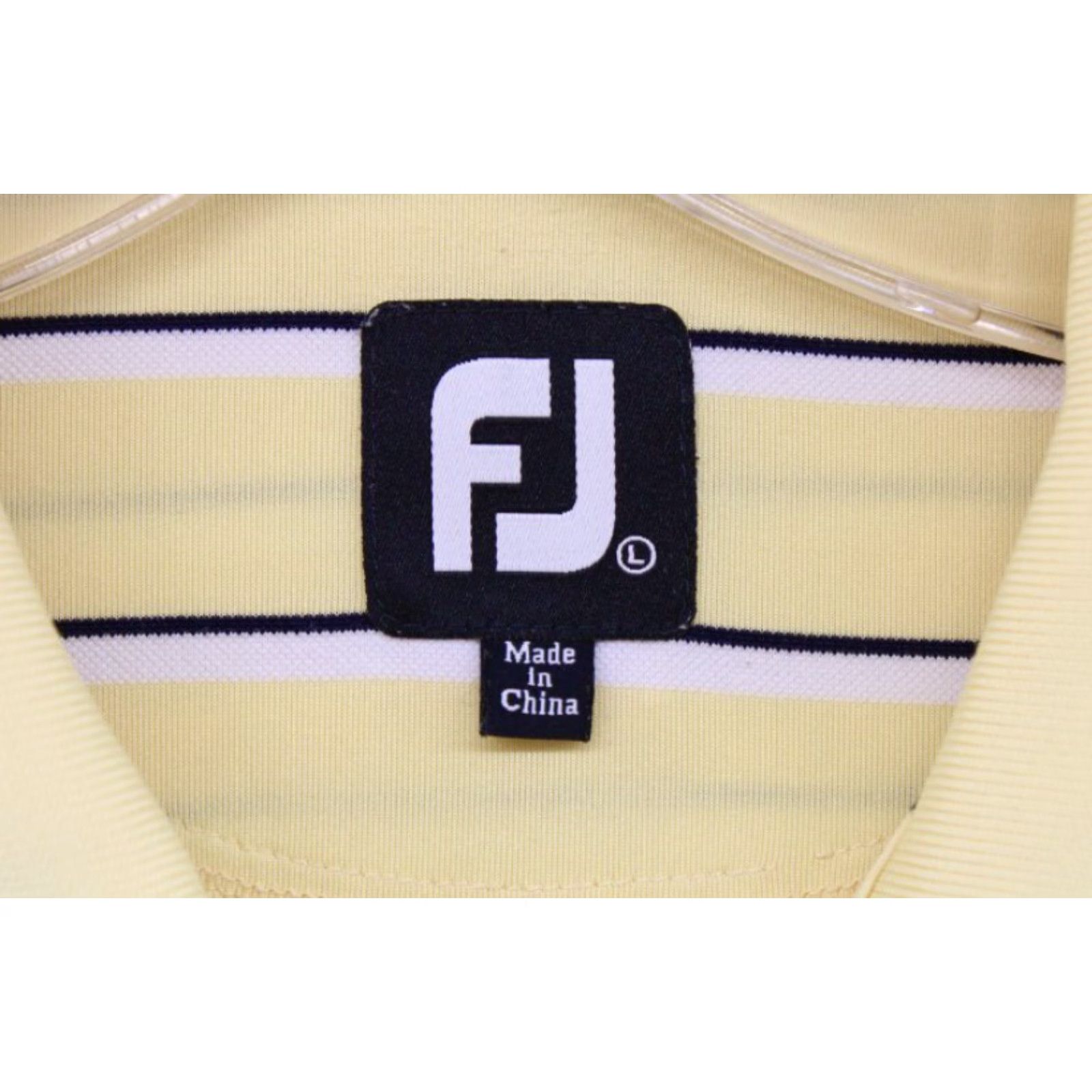 Footjoy FootJoy Polo Shirt Men’s Large Yellow Black Stripe Performance Golf Preppy Shirt Size US L / EU 52-54 / 3 - 5 Thumbnail