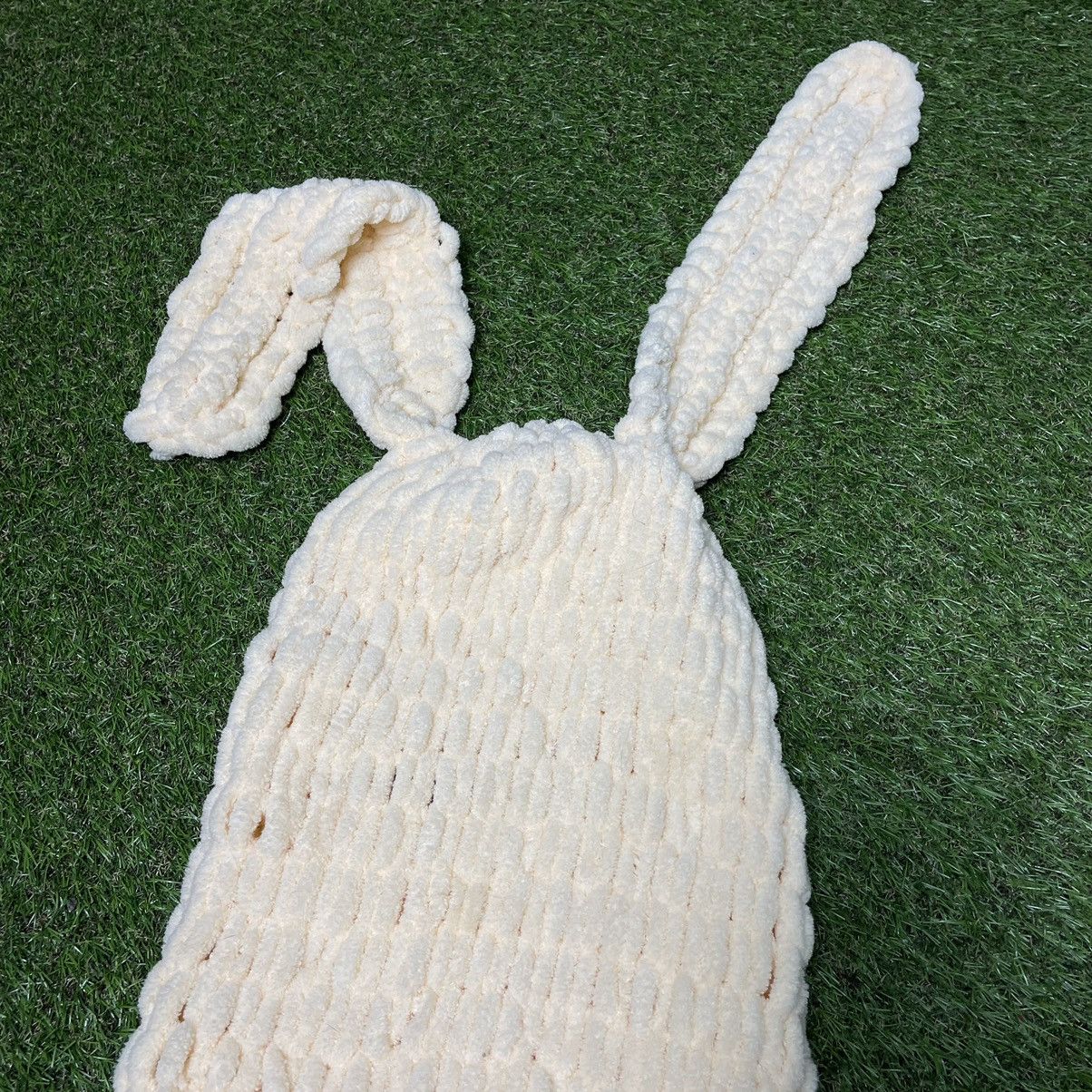 Vintage Vintage Y2K Fuzzy Beanie Alt Ushanka Cream Rave Worn In OS Size ONE SIZE - 4 Thumbnail