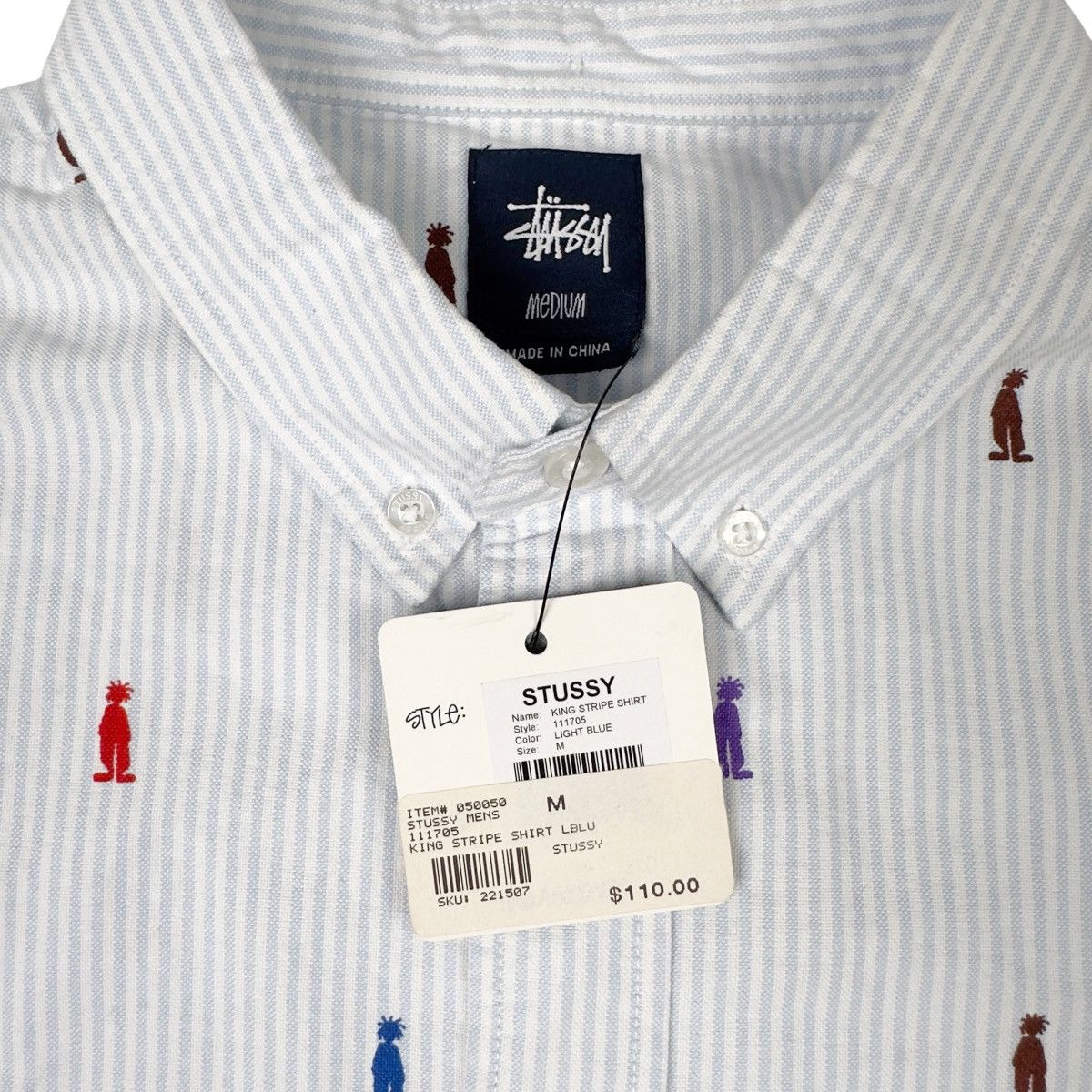Stussy Stussy King Oxford Striped Button Down Shirt Mens Medium Size US M / EU 48-50 / 2 - 7 Thumbnail