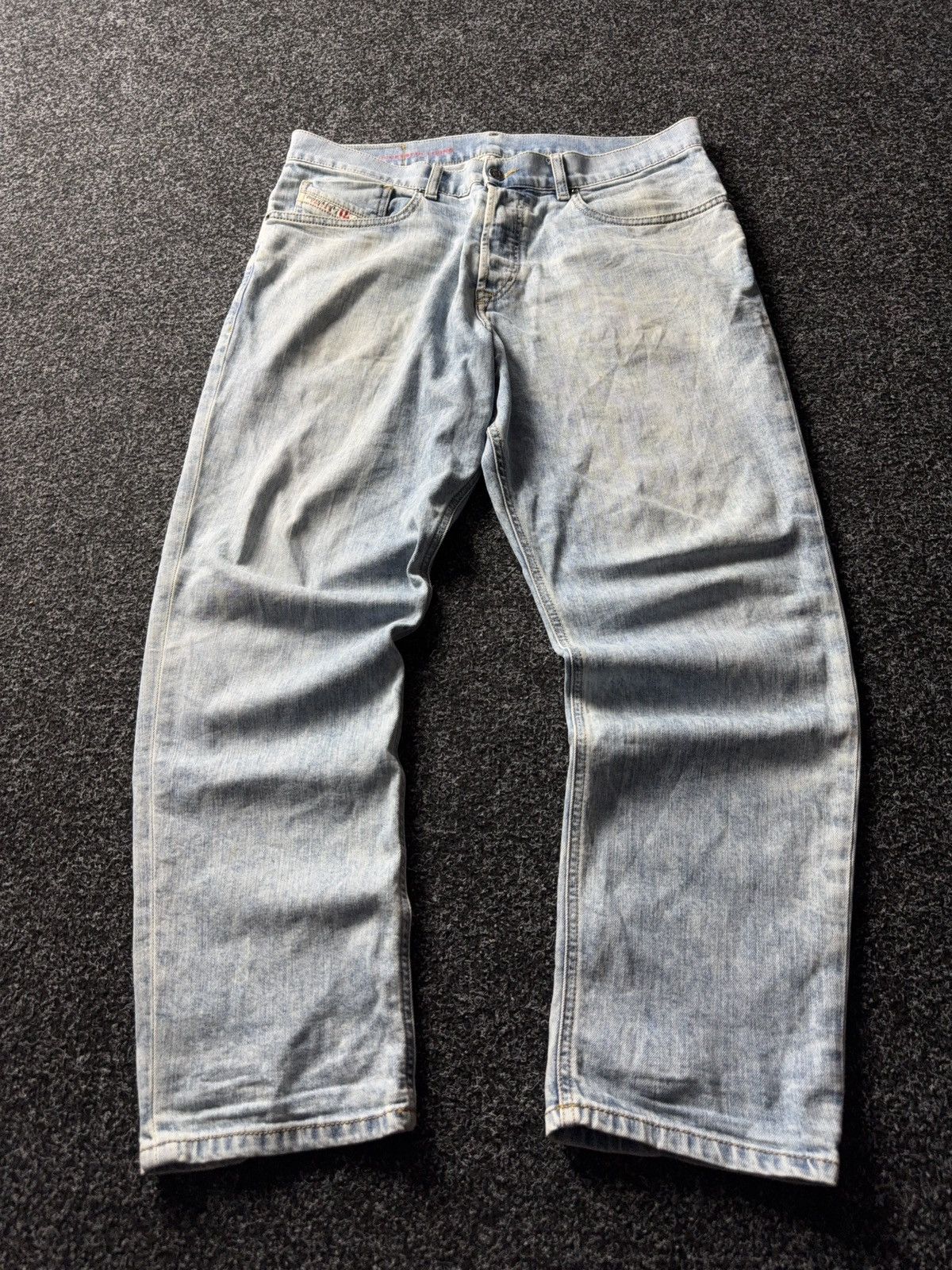 Diesel × Vintage Diesel Jeans Light Wash Y2K Style For Successful Living Size US 32 / EU 48 - 1 Thumbnail