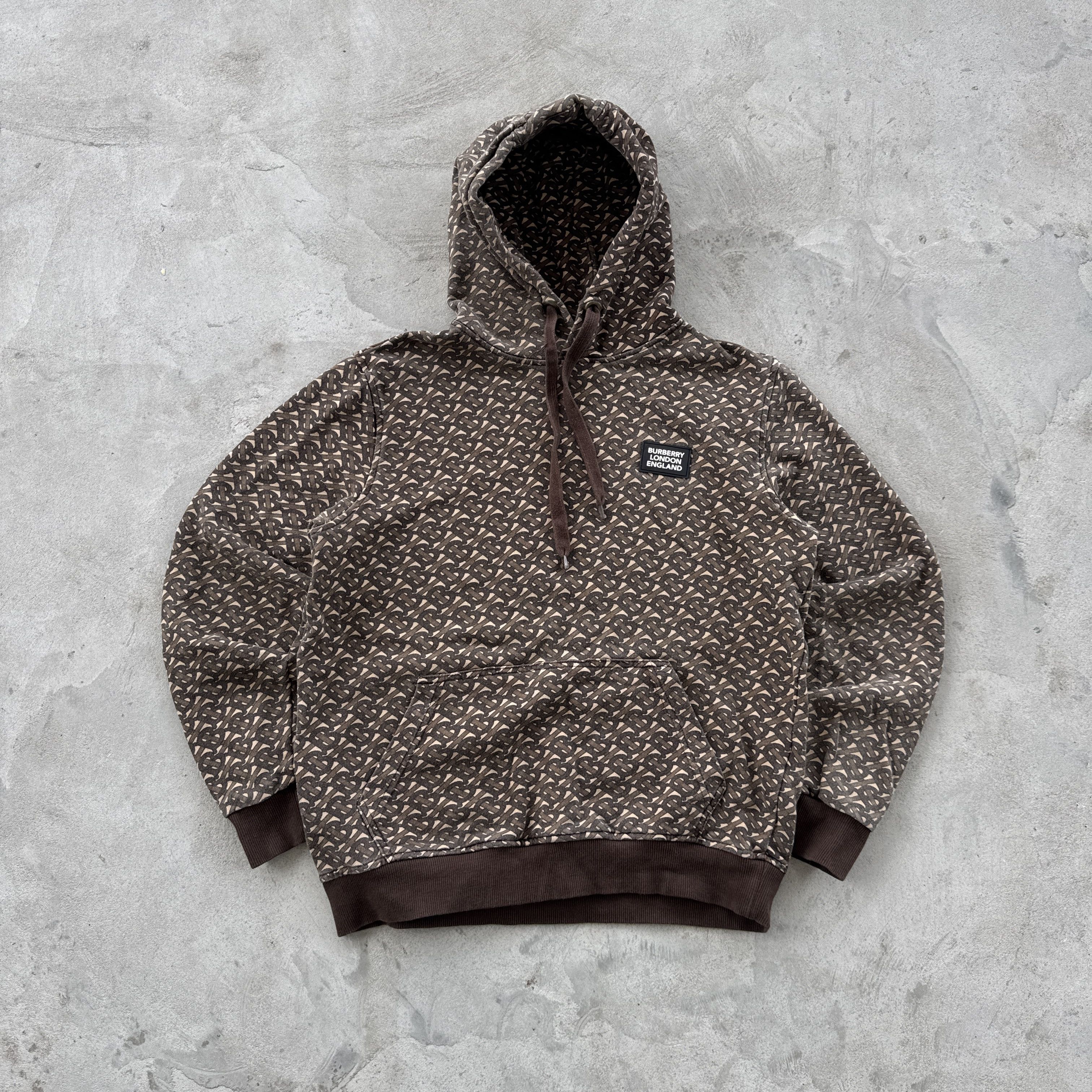 Burberry Burberry London England Monogram All Over Print Hoodie Size US S / EU 44-46 / 1 - 1 Thumbnail