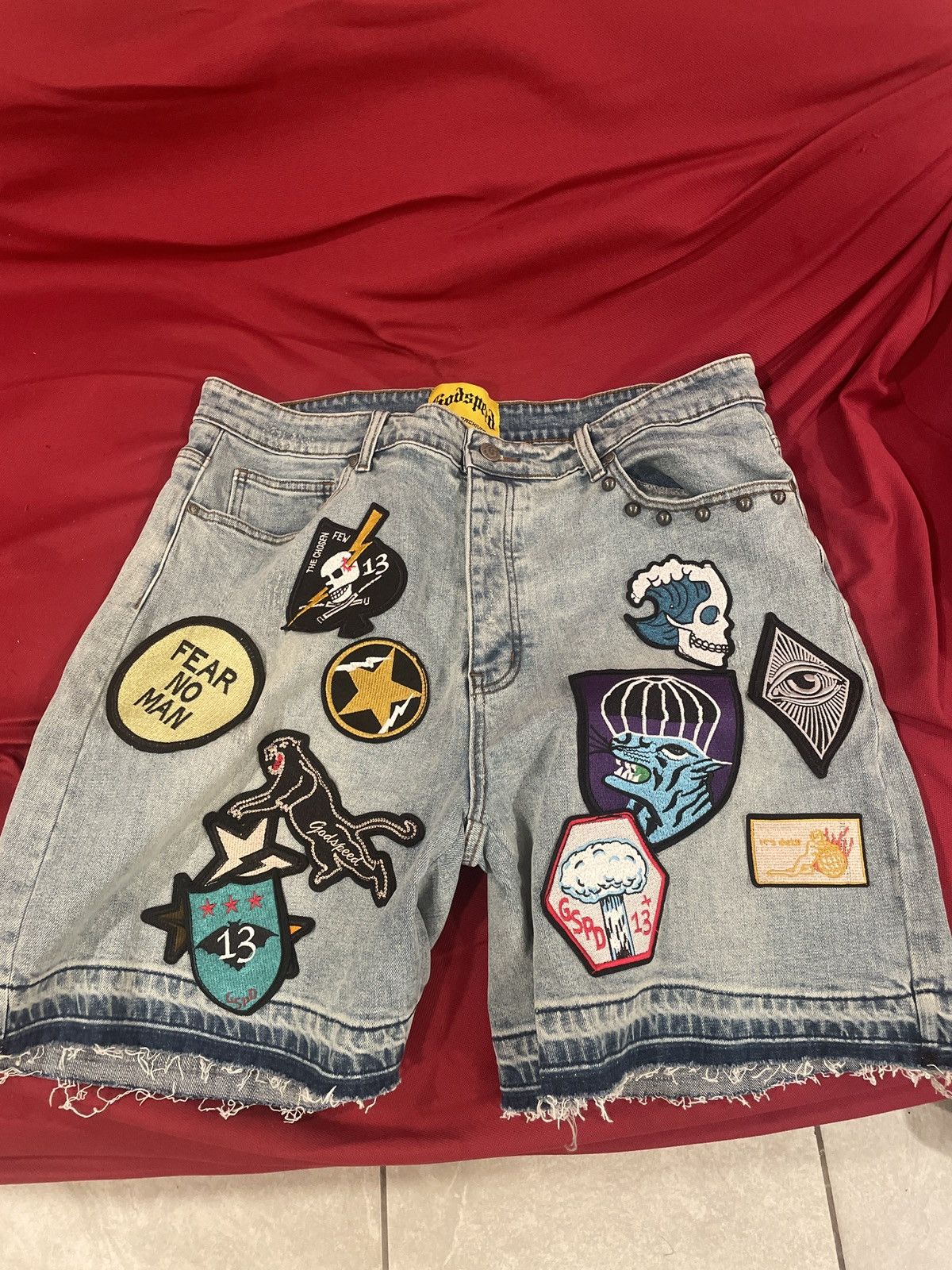 Godspeed Godspeed jeans patch shorts Size US 36 / EU 52 - 4 Thumbnail