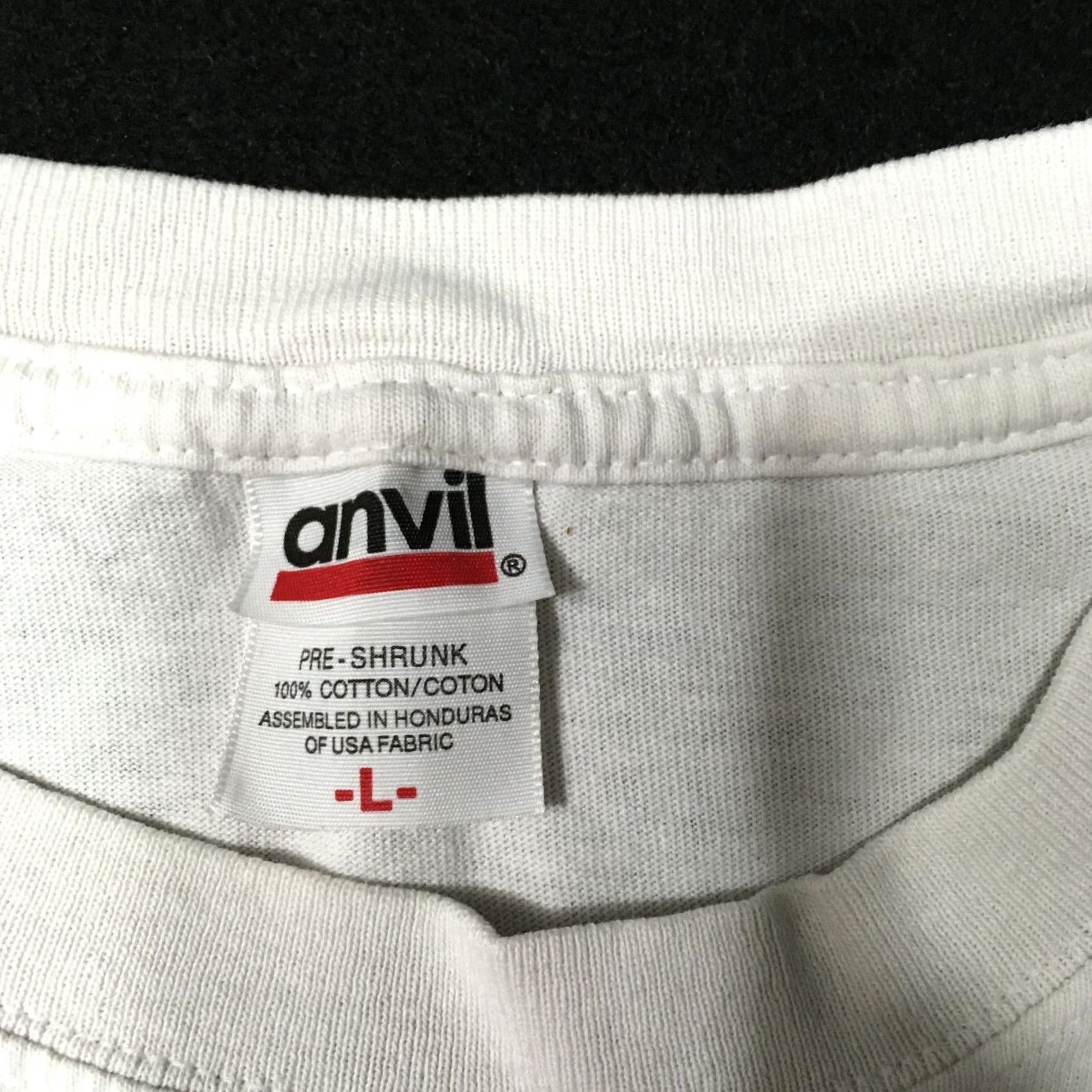 Anvil VINTAGE Anvil Surfer t-shirt Beach Shirt Mens White L Graphic Print Short Sleeve Crew Neck Domingo Doheny St Size US L / EU 52-54 / 3 - 4 Thumbnail