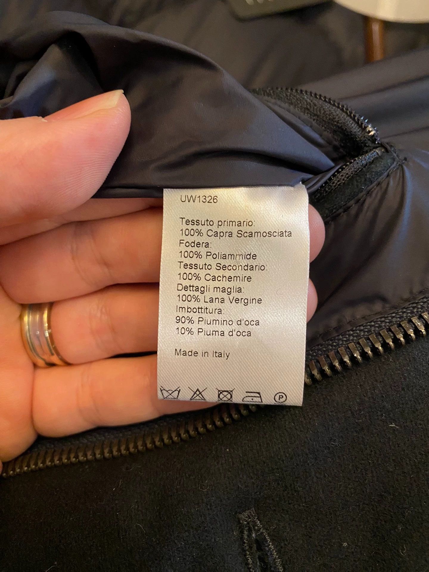 Kiton KITON Shearling-Cashmere 90% Down Leather Down Coat Size US M / EU 48-50 / 2 - 5 Thumbnail