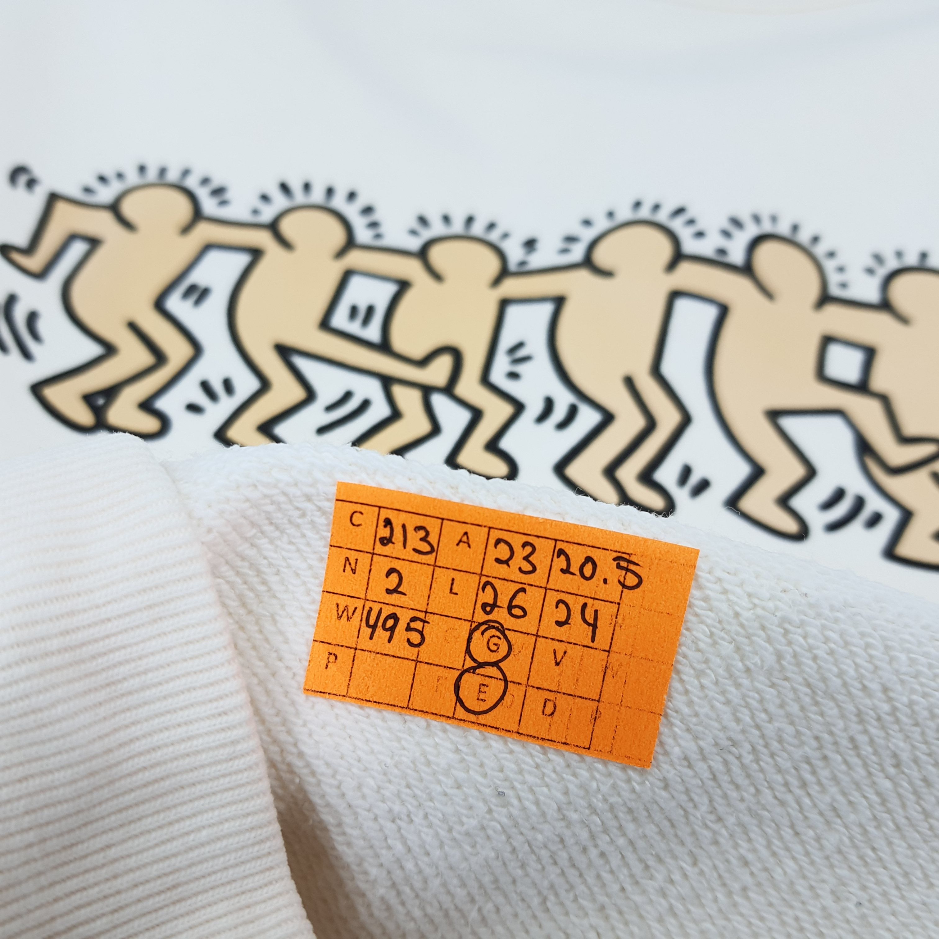 Keith Haring × Vintage Vintage Keith Haring Streetwear Sweatshirts Size US L / EU 52-54 / 3 - 9 Thumbnail