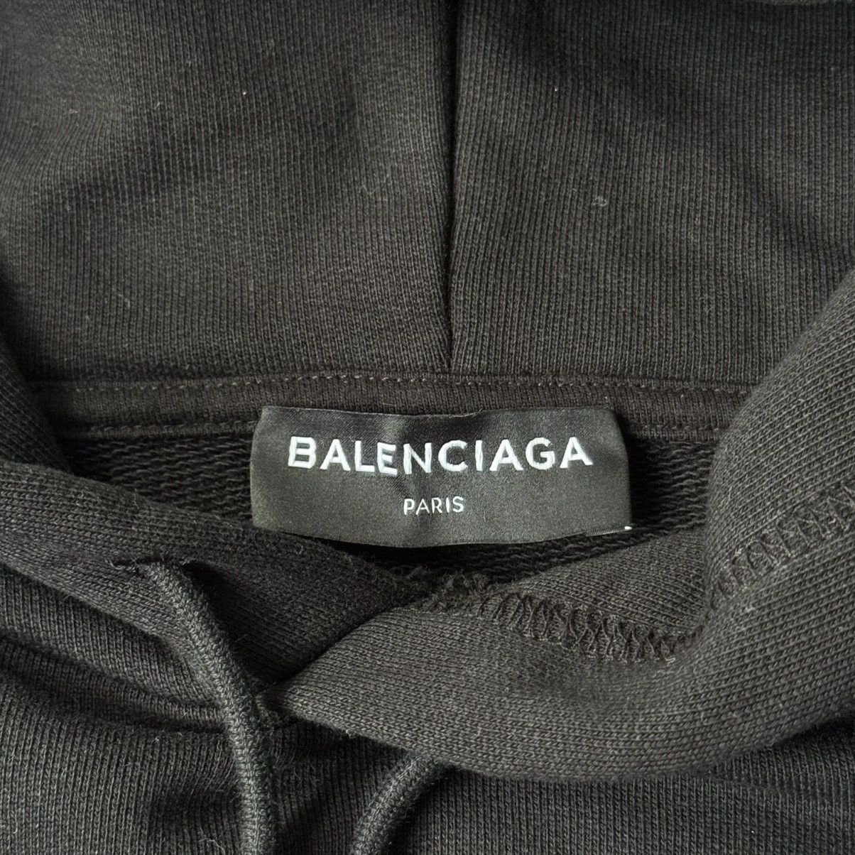 Balenciaga AW17 Balenciaga Paris Tourist Souvenir Hoodie Grey Size US L / EU 52-54 / 3 - 4 Thumbnail