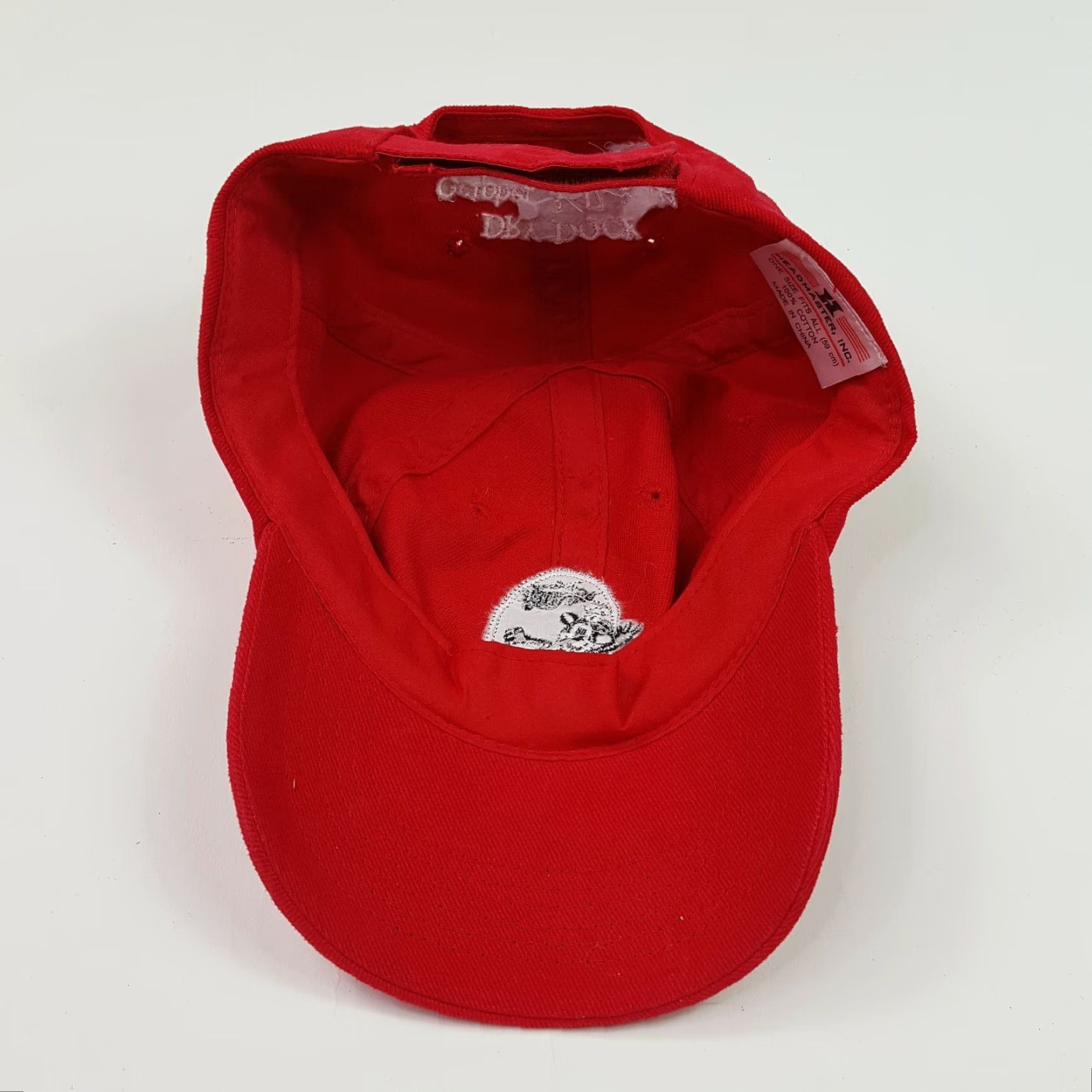 Disney VINTAGE Disney World Hat Snapback Baseball Cap Mickey Mouse Cartoon Red Adjustable Embroidered 2000s Y2K Headmaster, Inc Mens Hat Size ONE SIZE - 7 Thumbnail