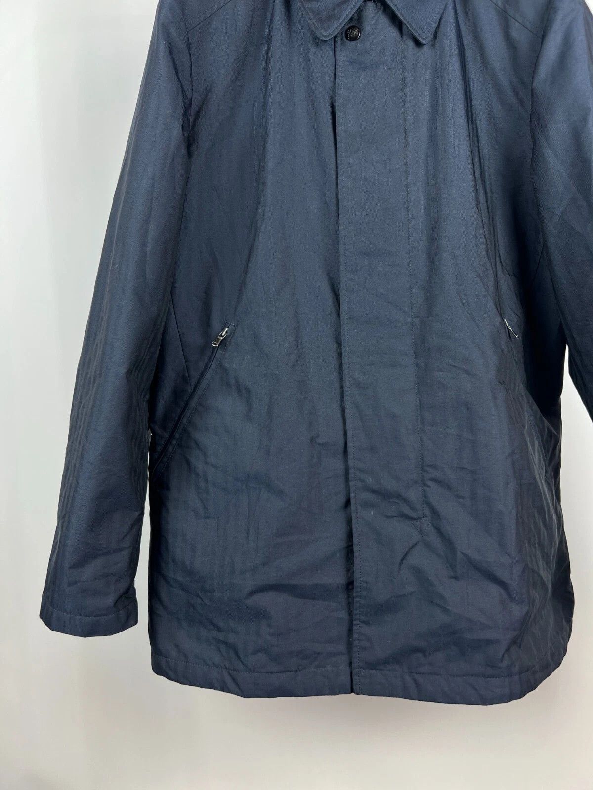 Boggi Boggi Milano Herringbone Classic Rain-Stop Coat Jacket Size US M / EU 48-50 / 2 - 6 Thumbnail