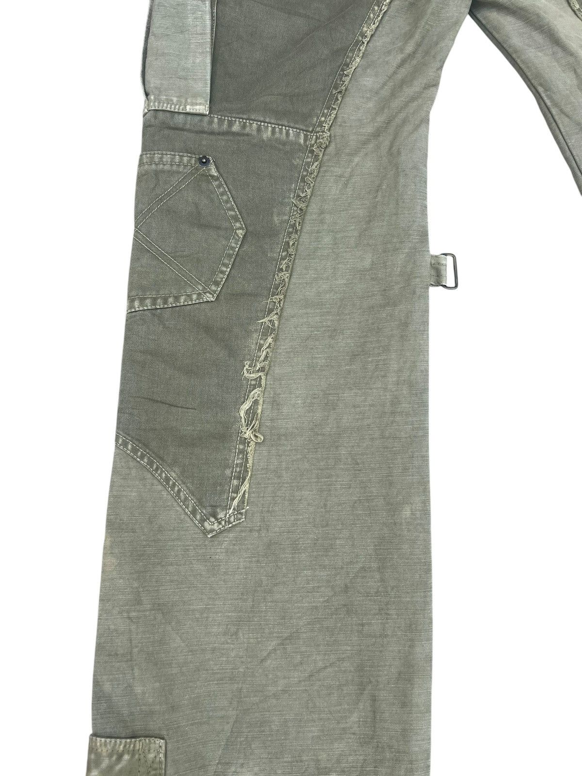 Kiminori Morishita HALB Japan Multi Pocket Fade Olive Green Trouser Pant Size US 32 / EU 48 - 14 Thumbnail