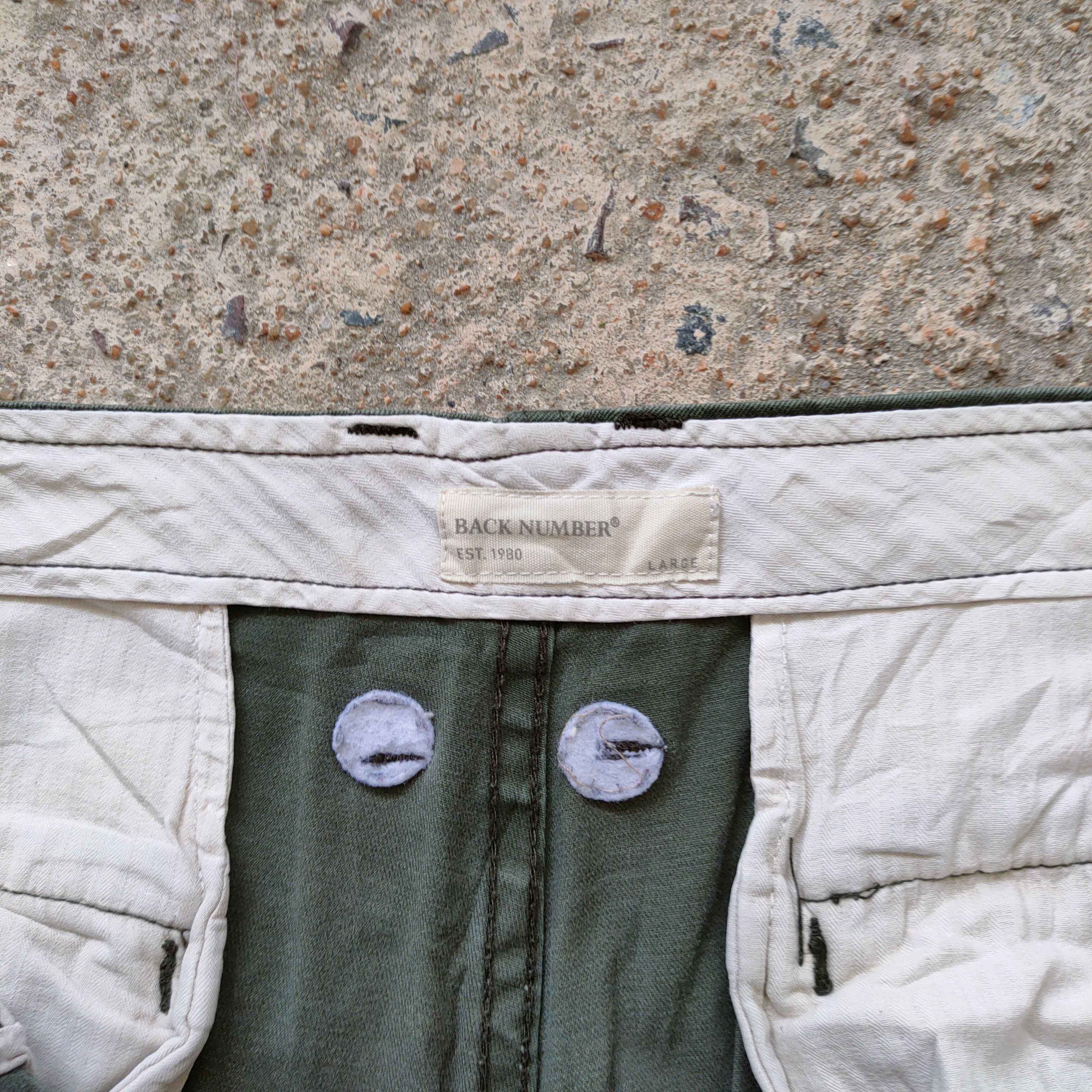 Japanese Brand × Vintage VINTAGE BACK GREEN CARGO PANTS Size US 32 / EU 48 - 6 Thumbnail