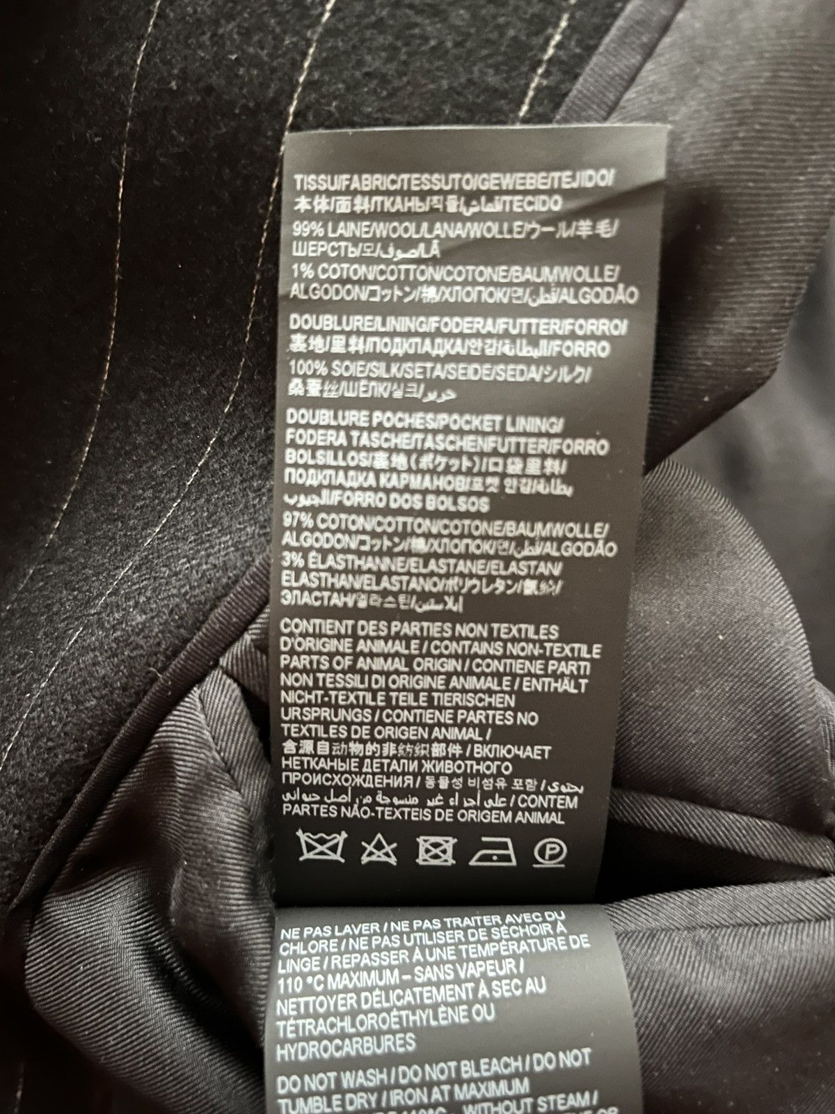 Saint Laurent Paris Saint Laurent 80’s Shoulder Oversize pinstrie Blazer Size ONE SIZE - 6 Thumbnail