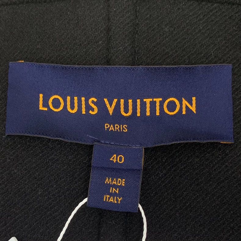 Louis Vuitton Louis Vuitton Black logo presbyopic wool lapel long-sleeve Size S / US 4 / IT 40 - 6 Thumbnail