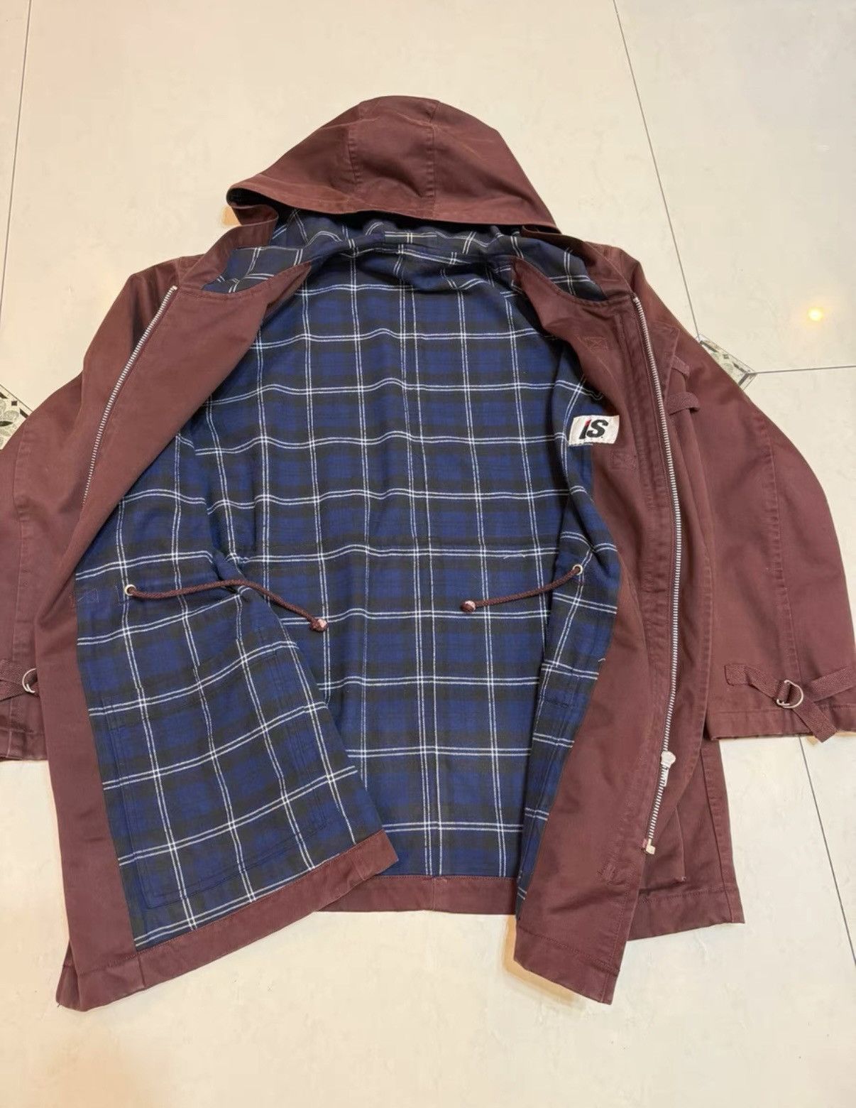 Issey Miyake Issey Miyake Issey Sports Belted Plaid Coat Size US L / EU 52-54 / 3 - 2 Thumbnail