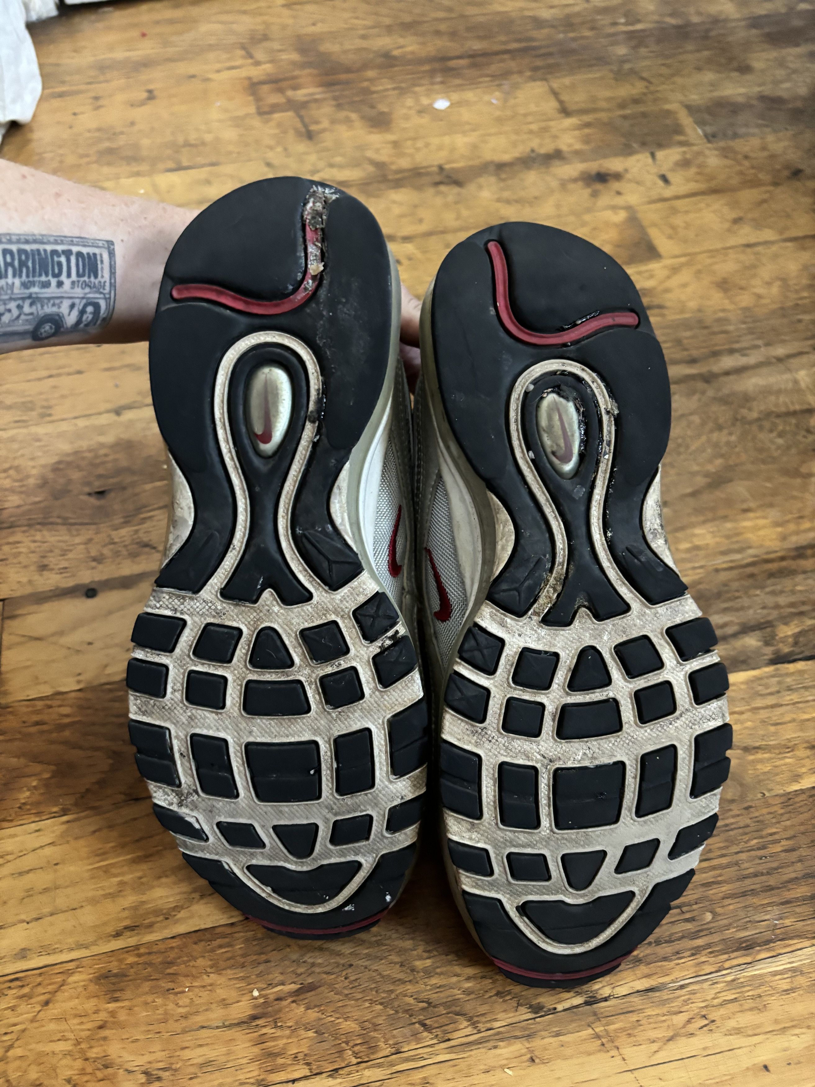 Nike NIke Air Max 97 Silver Bullet Size US 7 / EU 40 - 3 Thumbnail