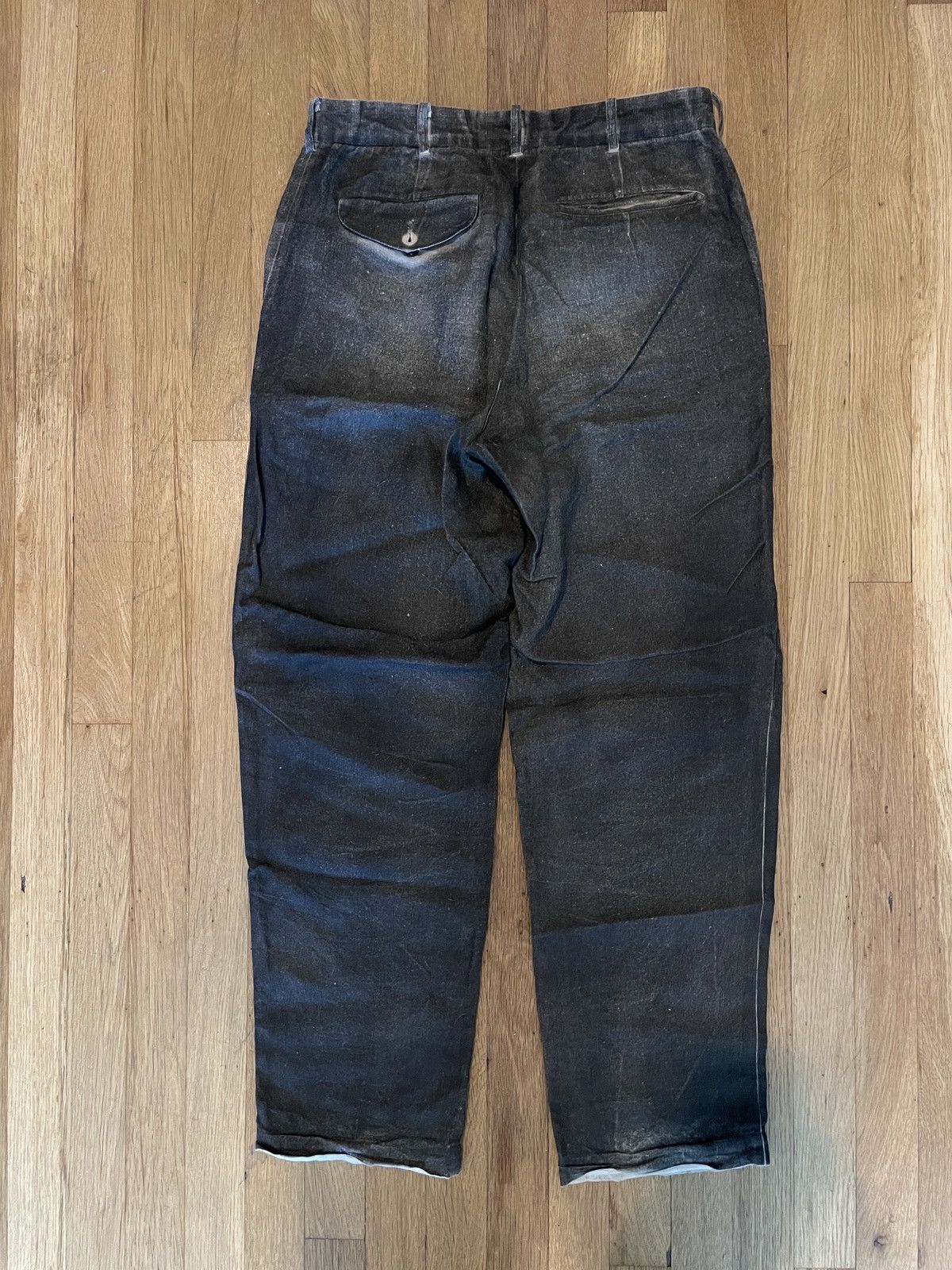 Comme des Garcons Rare AD2002 Comme Des Garcons Homme Plus Trompe L’Oeil Pants Size US 32 / EU 48 - 2 Thumbnail