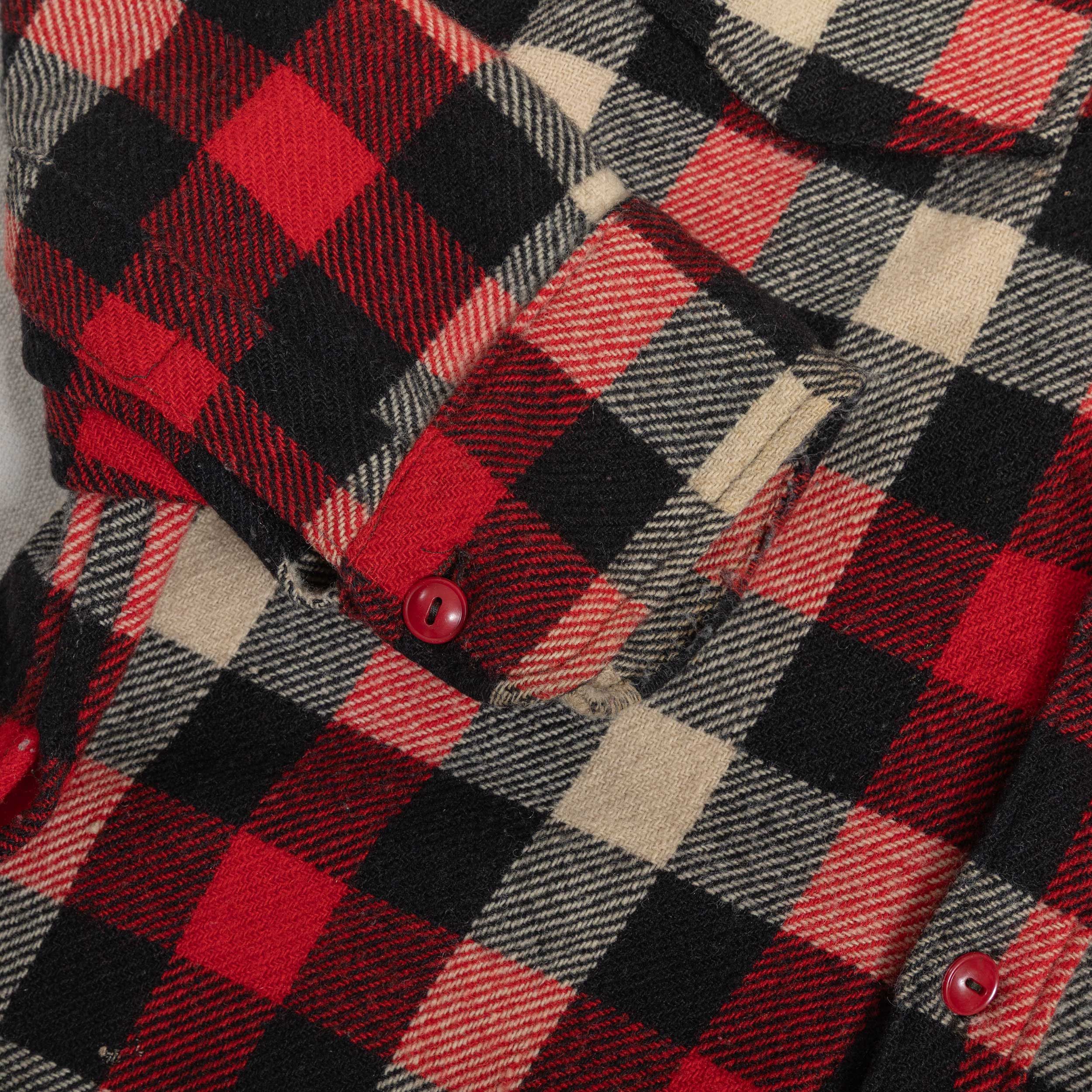 Woolrich Woolen Mills Vintage 60s Woolrich White Tag Style 95 Buffalo Plaid Shirt Size US L / EU 52-54 / 3 - 5 Thumbnail