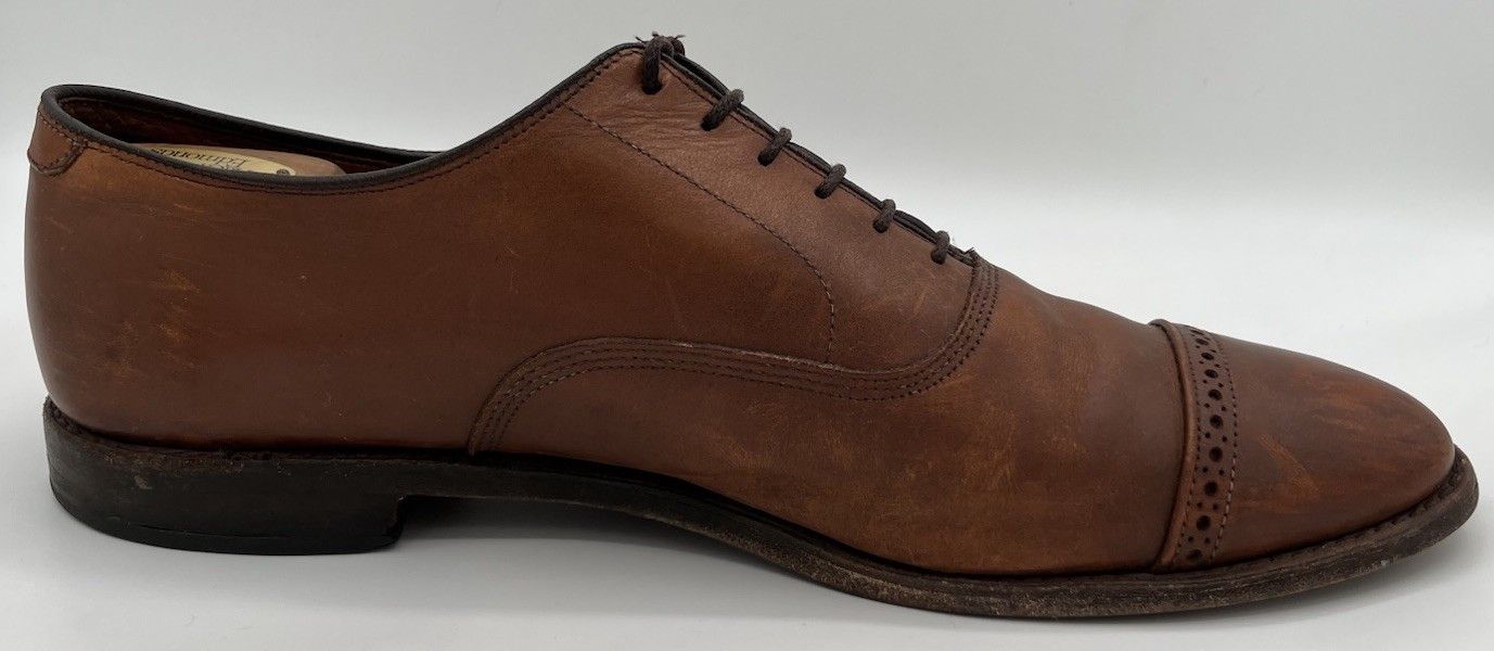 Allen Edmonds Allen Edmonds "FIFTH AVENUE" Leather Cap-Toe Oxfords Sz 14B Size US 14 / EU 47 - 6 Thumbnail