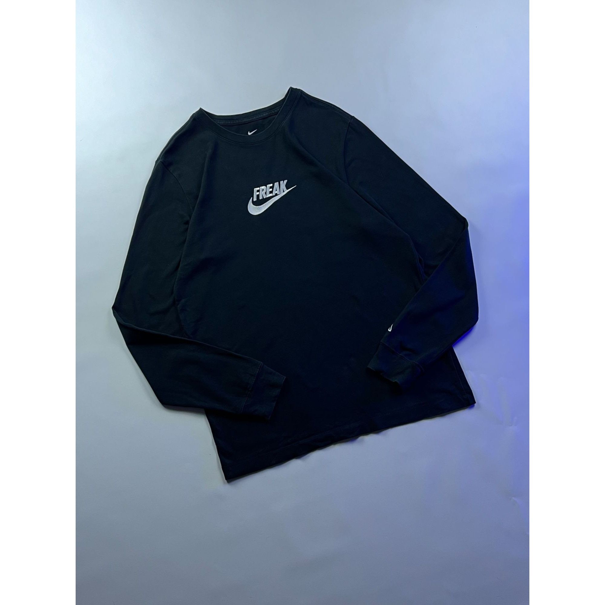 Nike × Vintage Nike Freak Black Long Sleeve Size US M / EU 48-50 / 2 - 7 Thumbnail